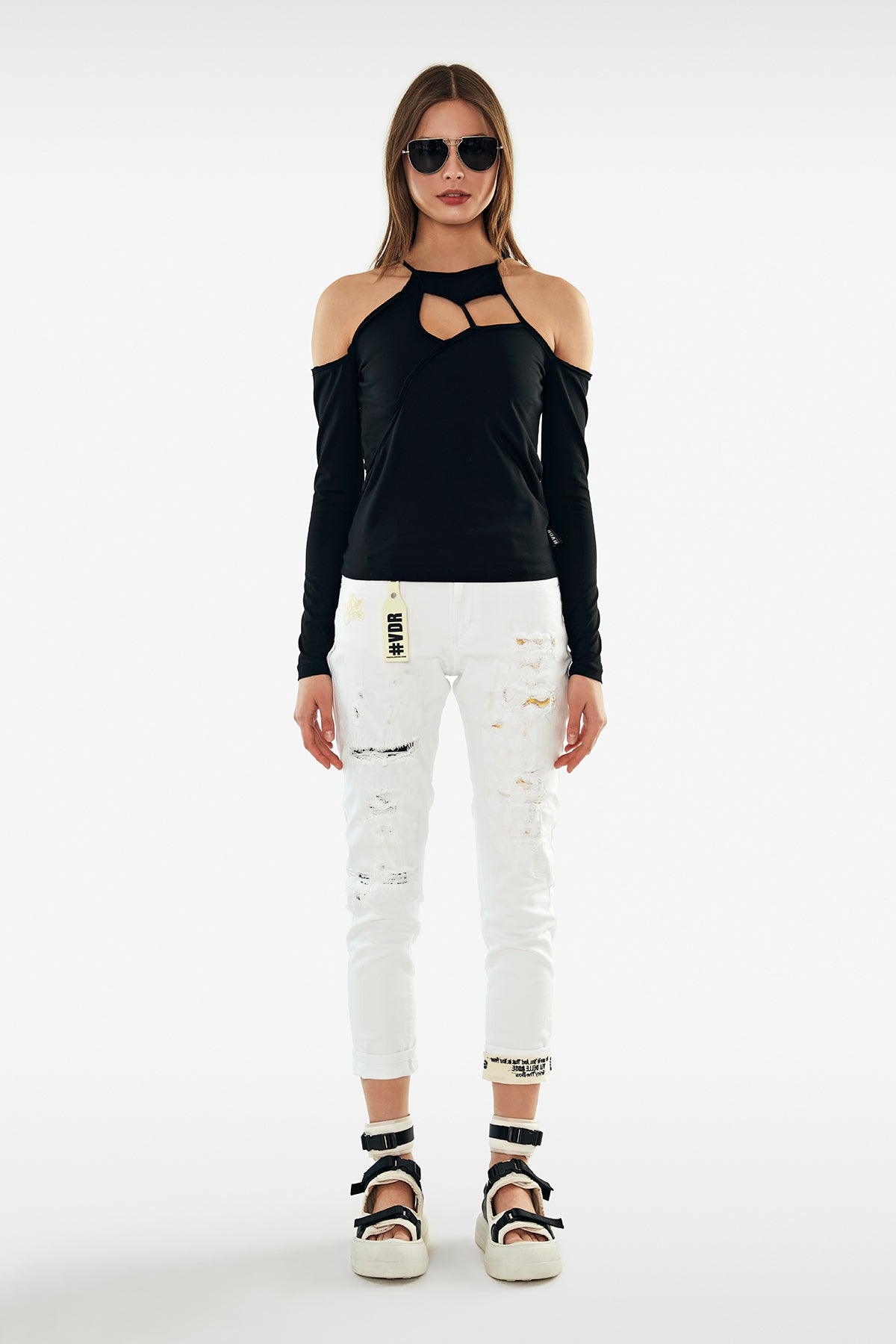 Off White Nero Sandals Win