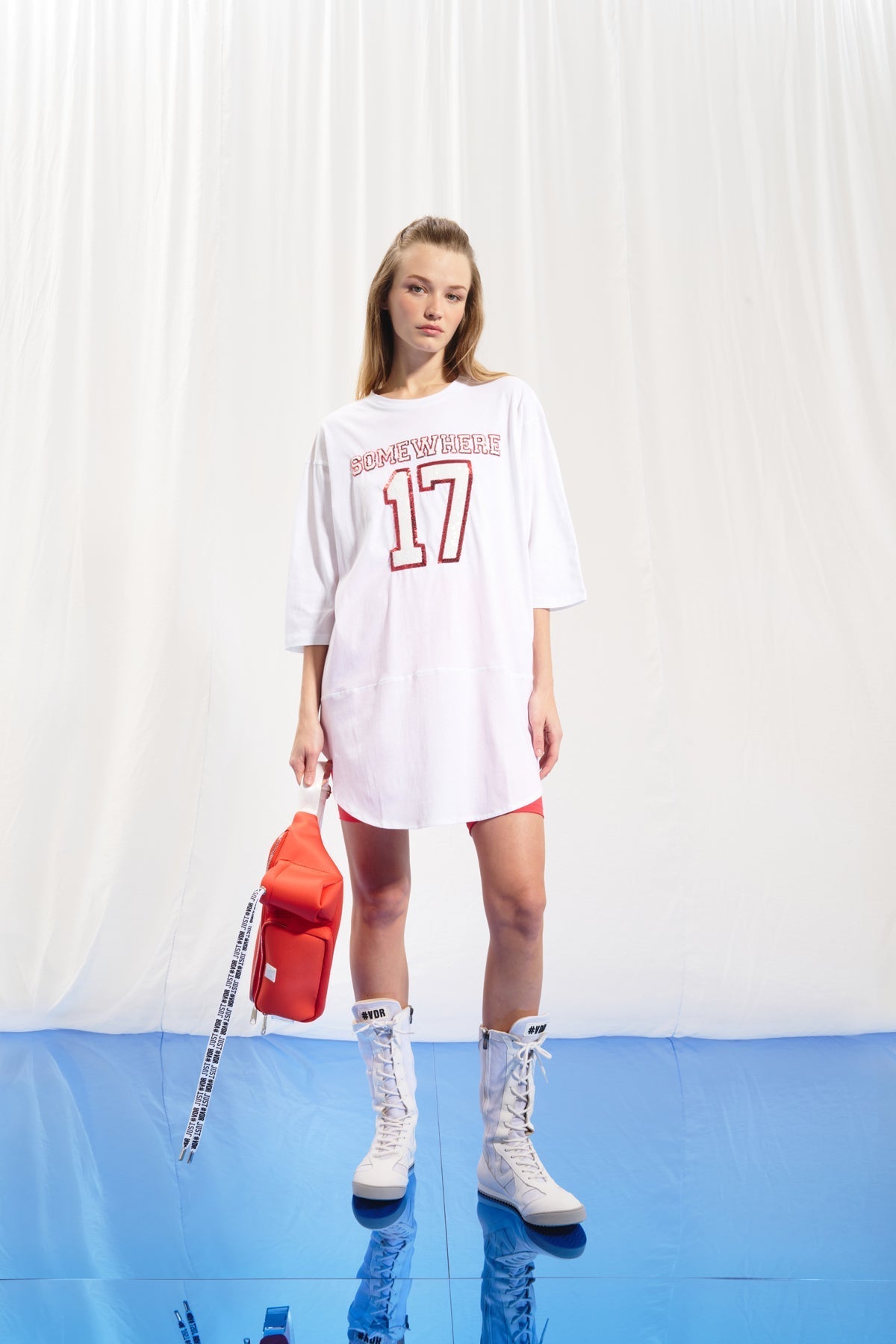 White Leather Sports Boots Balboa