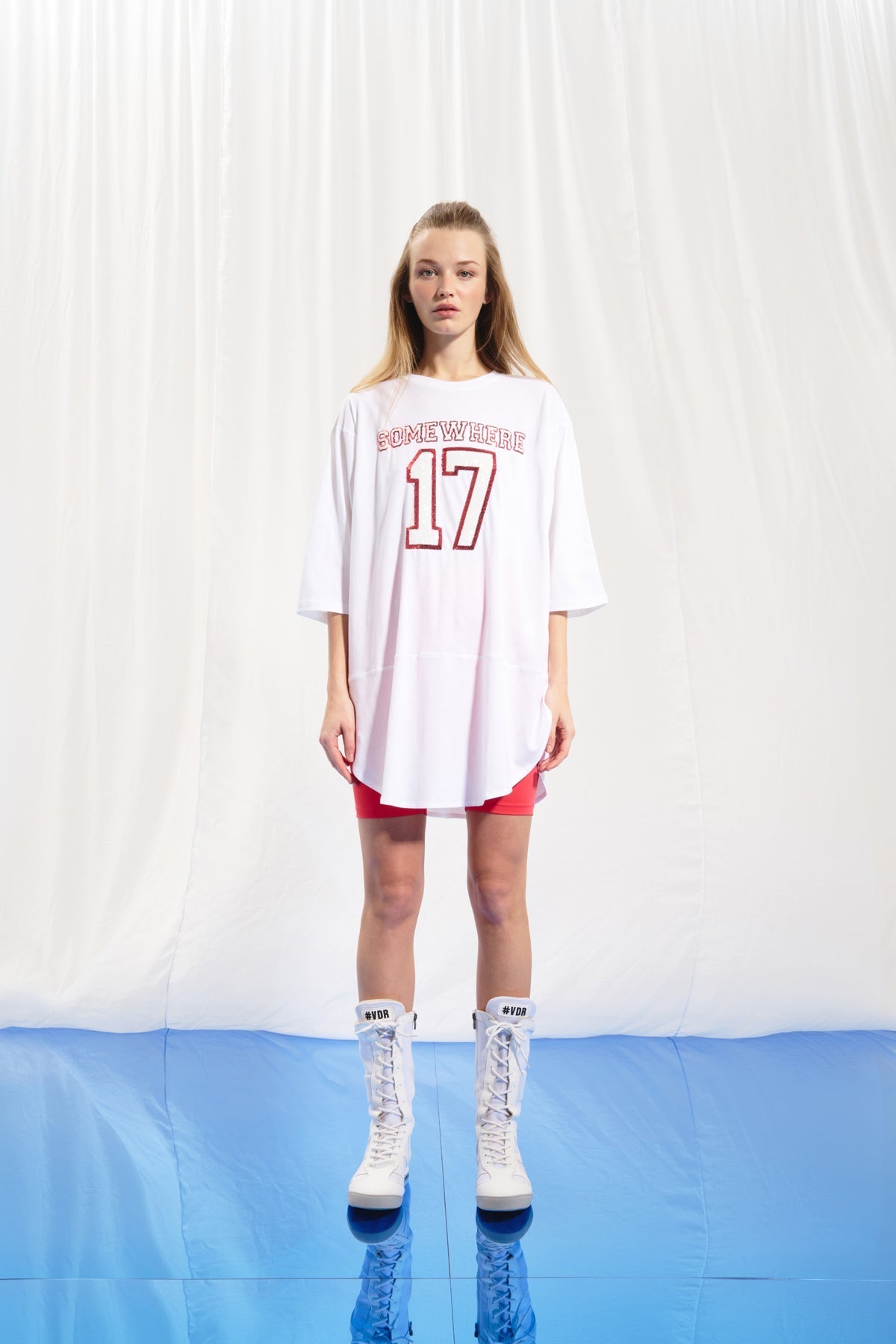 White Leather Sports Boots Balboa