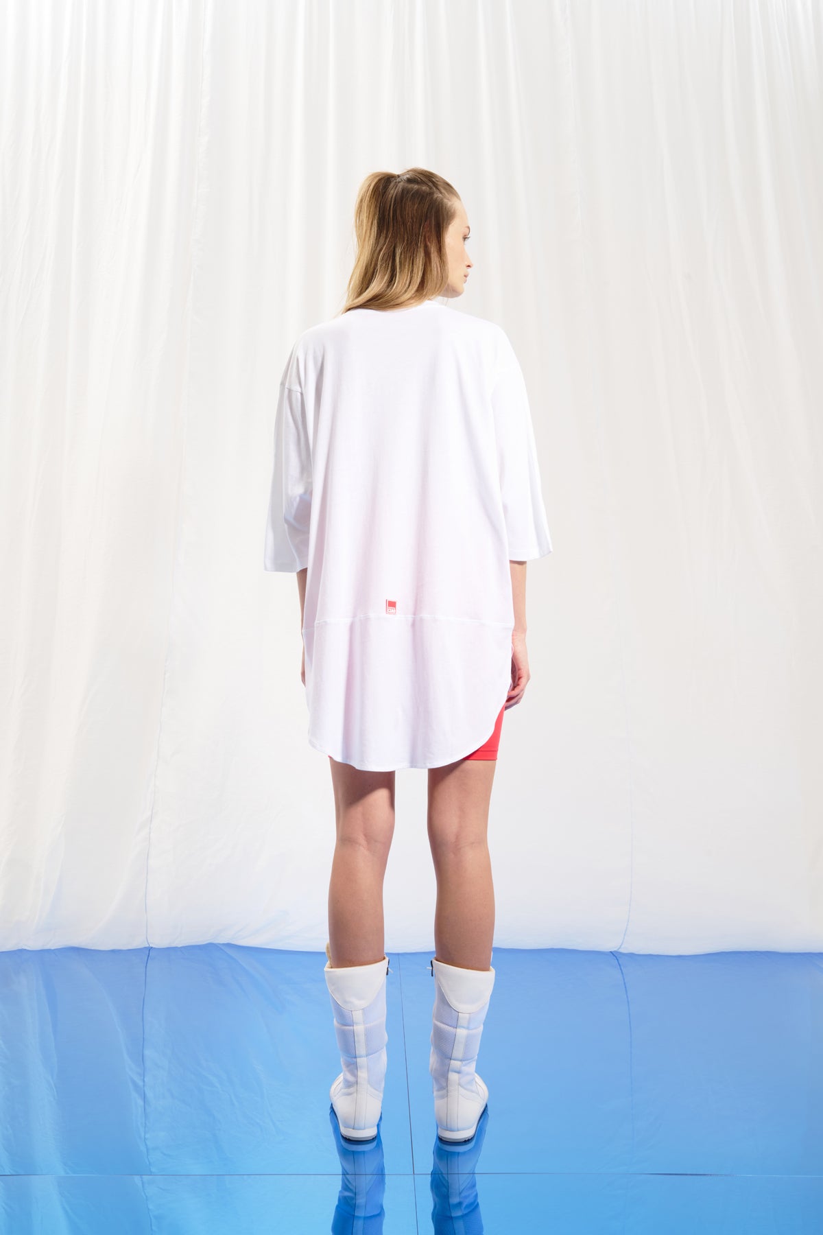 White Leather Sports Boots Balboa