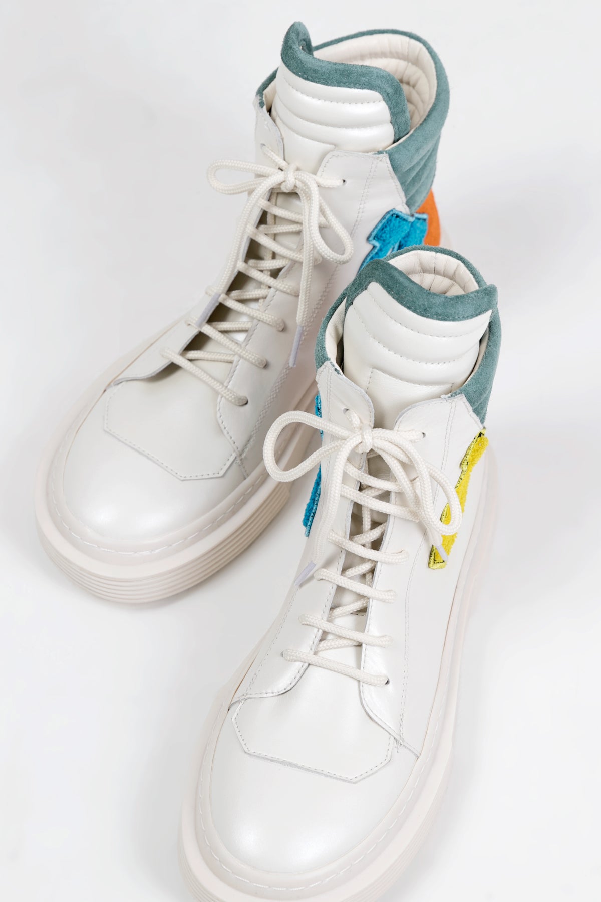 Off White Ankle Boots Fuji