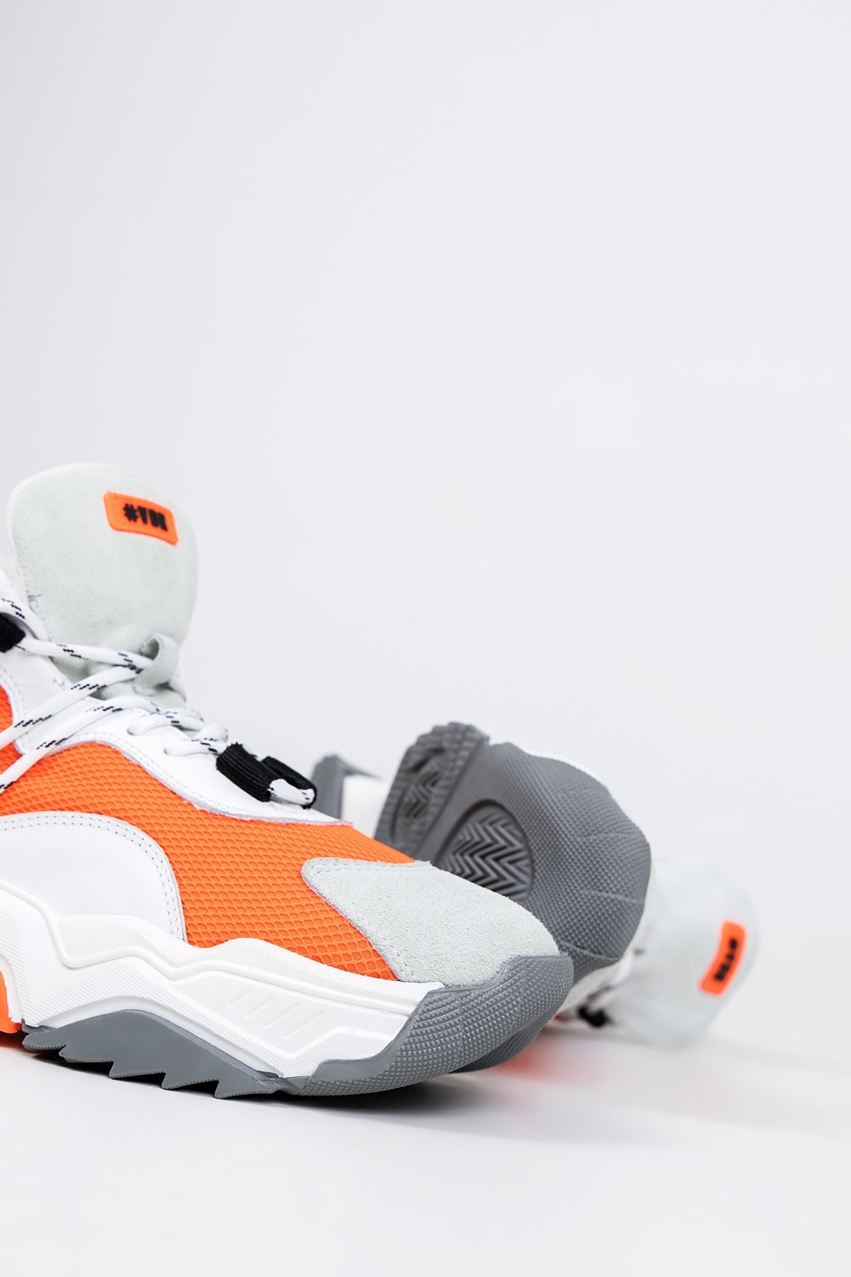Bianco Orange Sneakers Lee