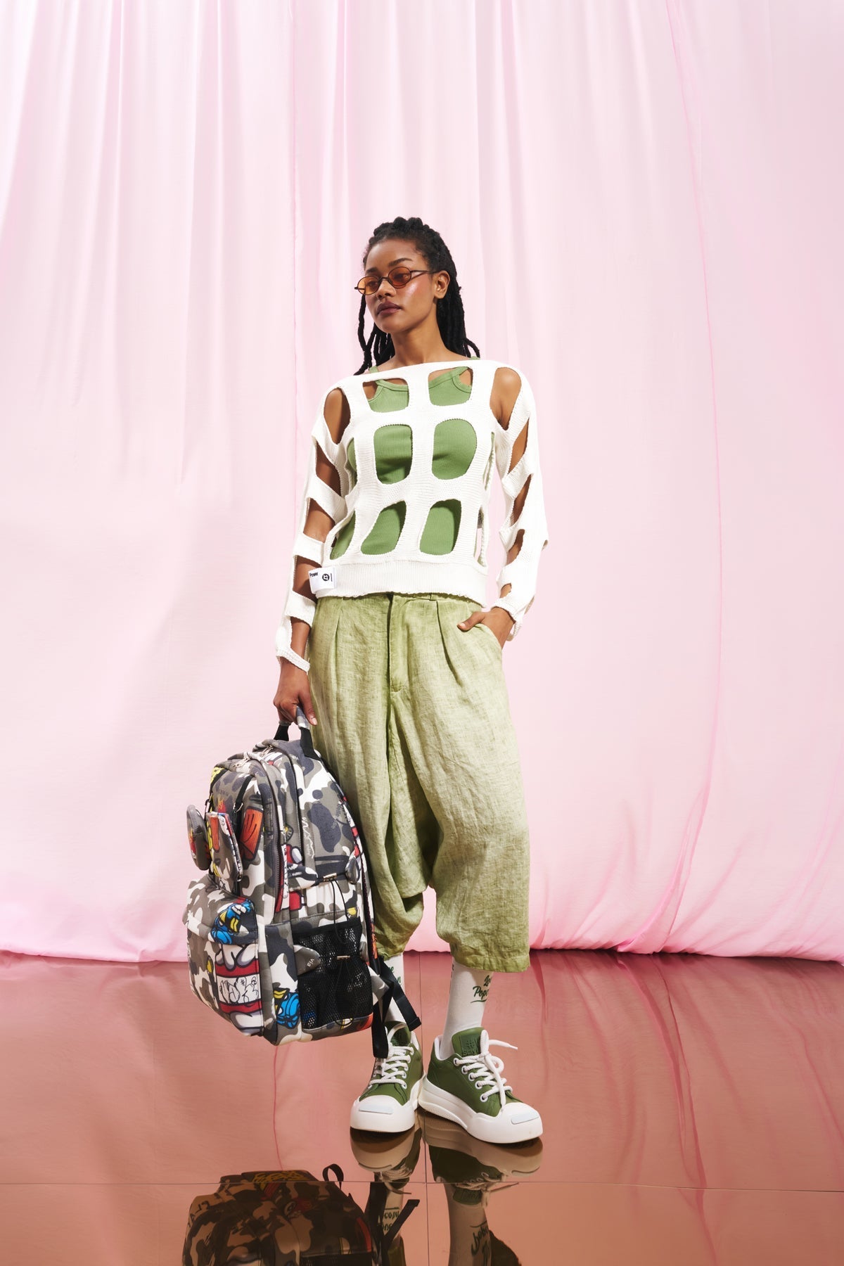 Khaki Camo Bag Mikey