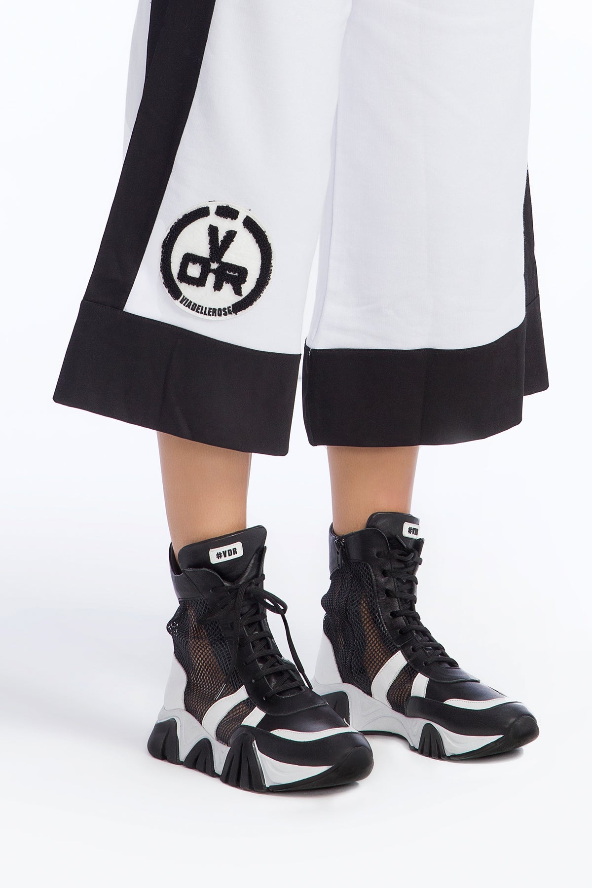 Nero Bianco Ankle Boots Orca