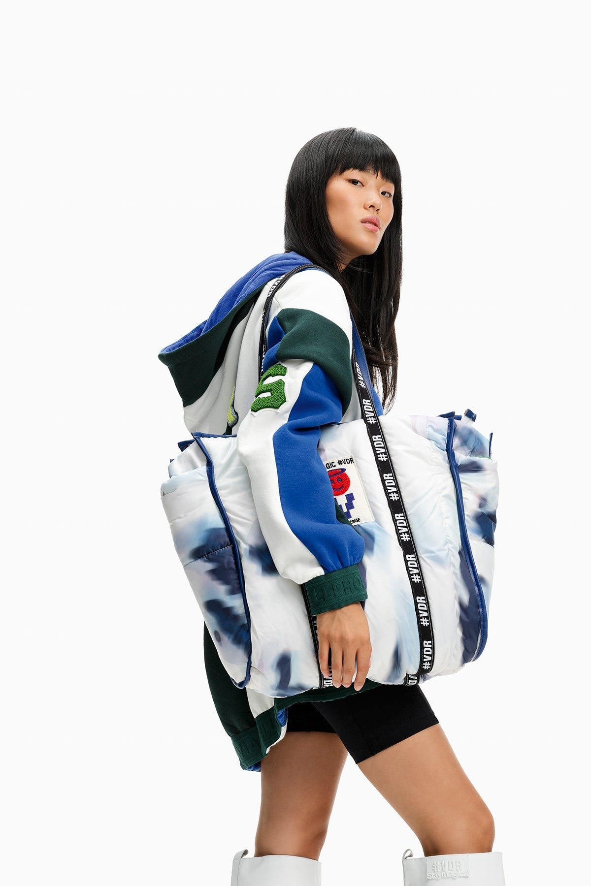 Off White Blu Bag Stripe2