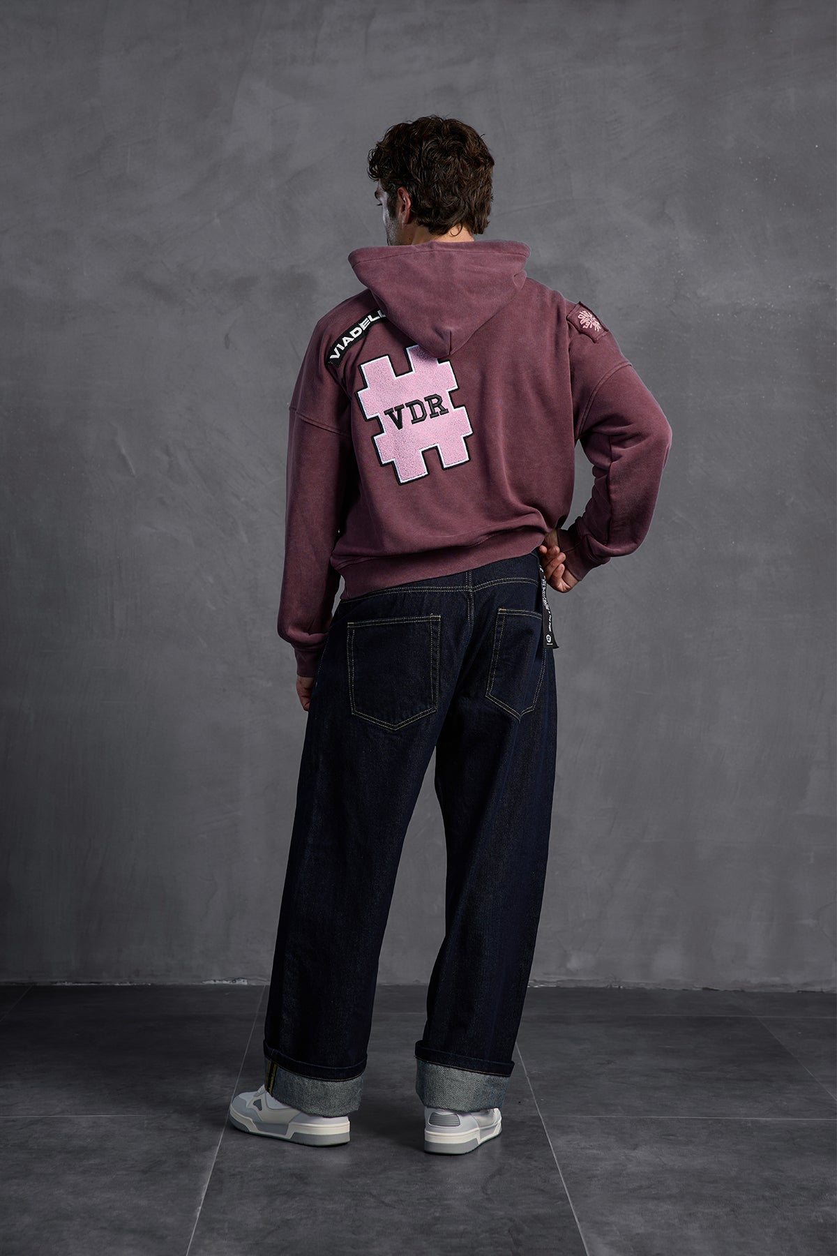 Blue Baggy Trousers 10016