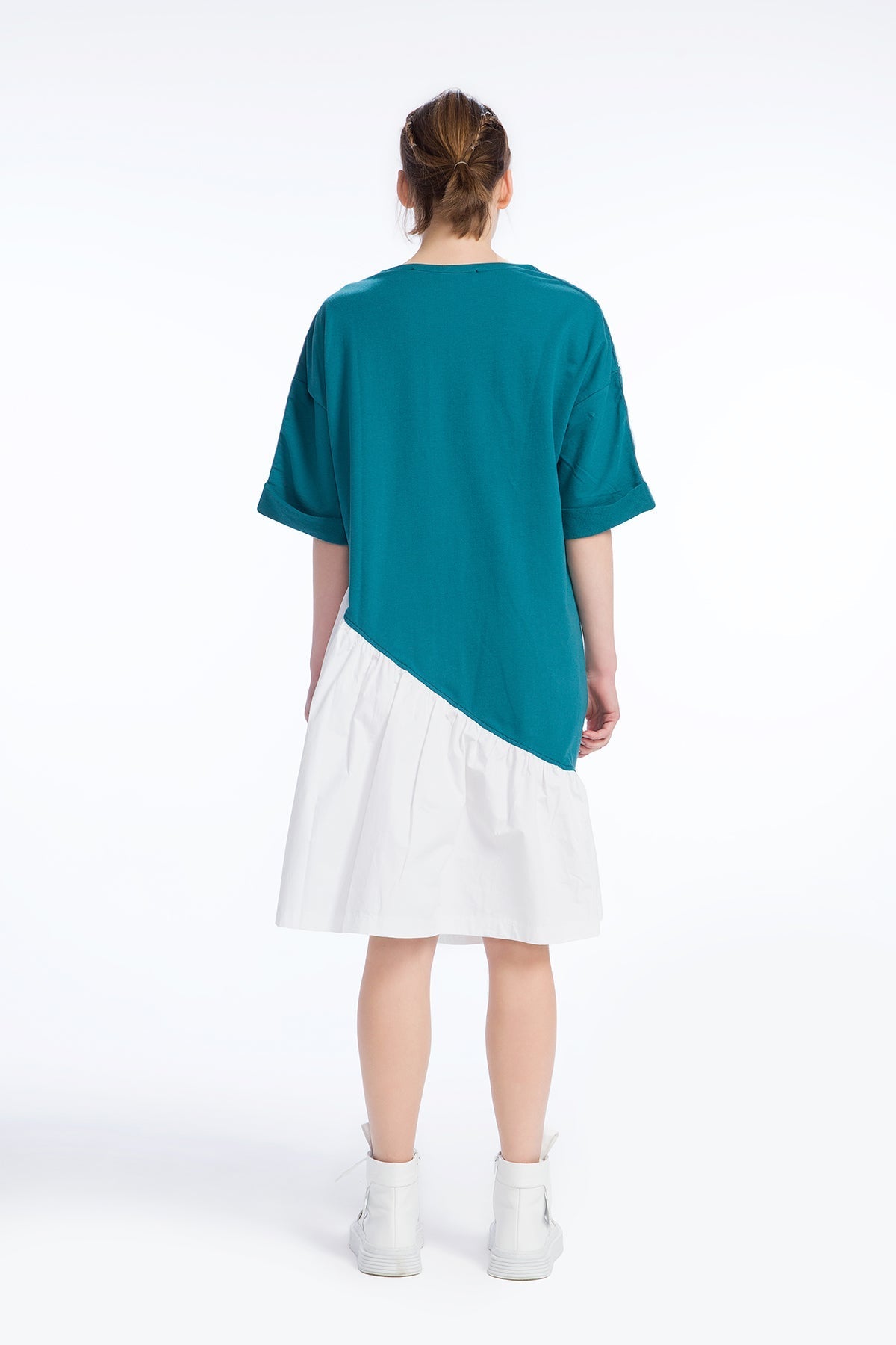 Dark Green Bianco Dress 9273