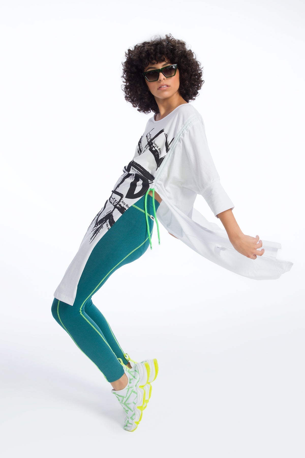 Dark Green Leggings 9387