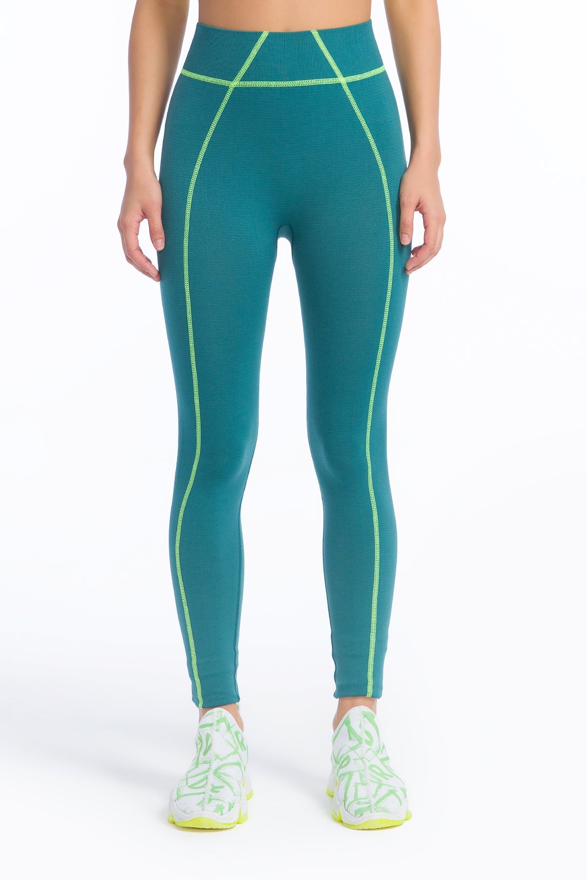 Dark Green Leggings 9387