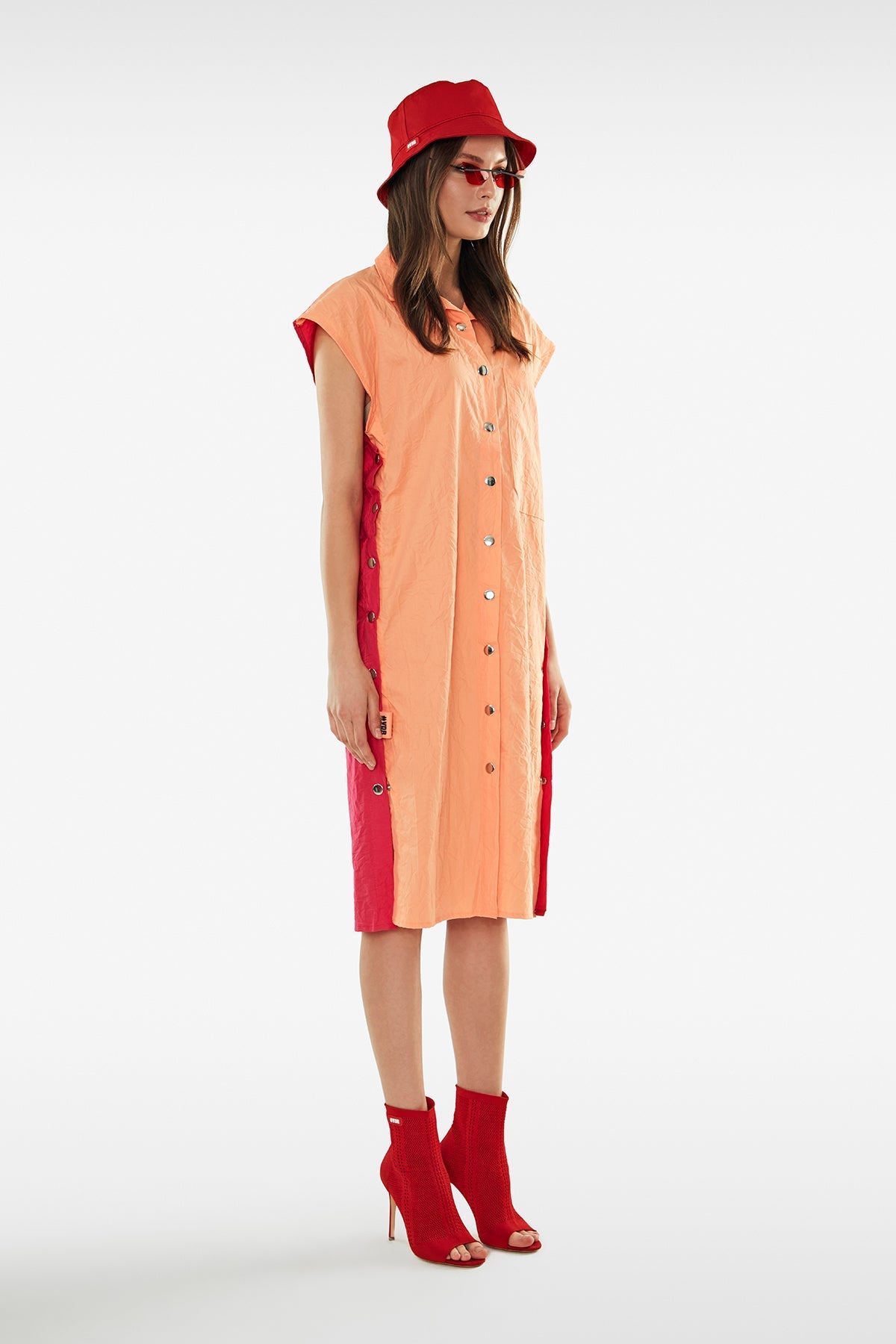 Fuxia Lachs Dress 11061