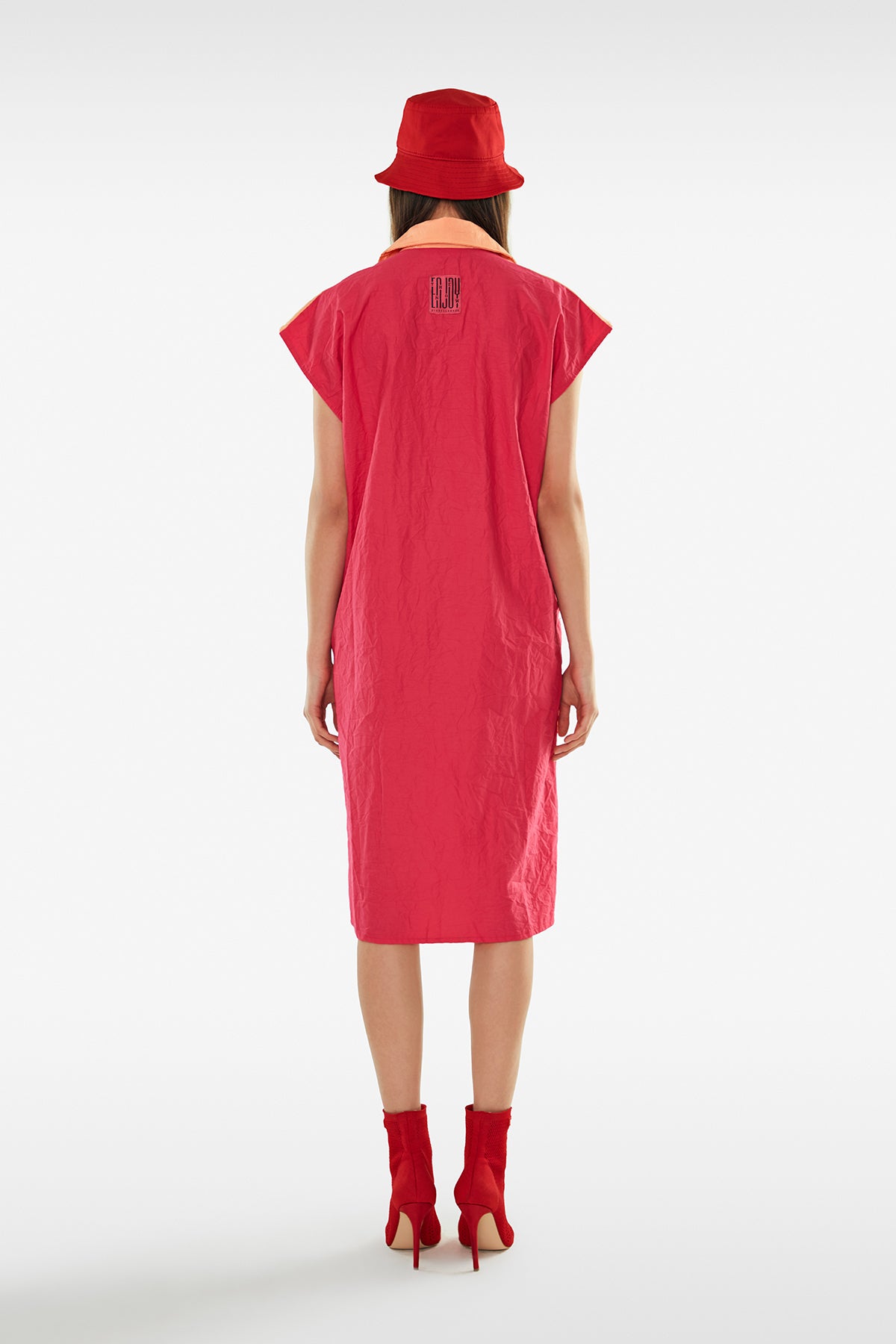 Fuxia Lachs Dress 11061