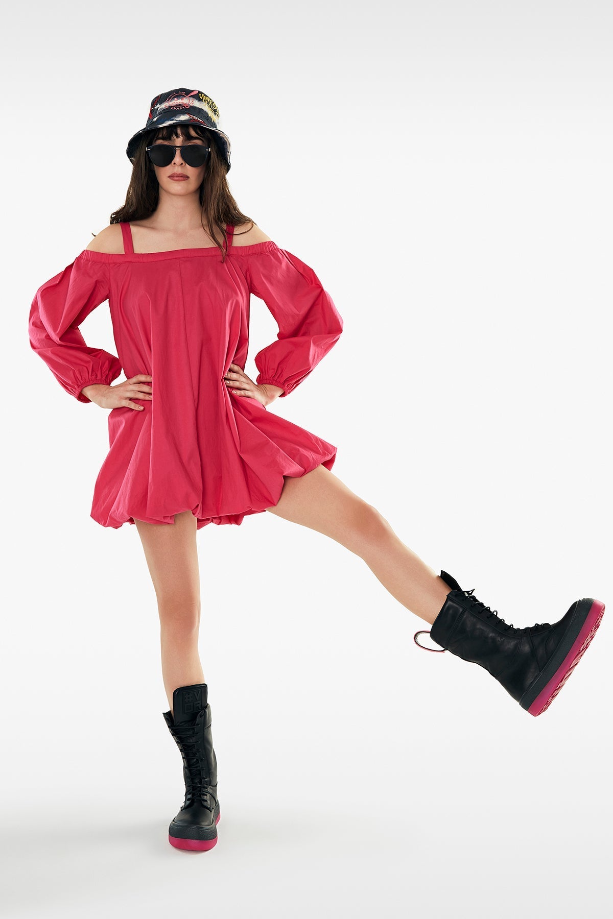 Fuxia Dress 11176