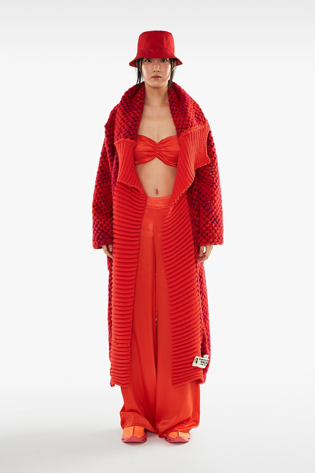 Orange Cardigan 11193