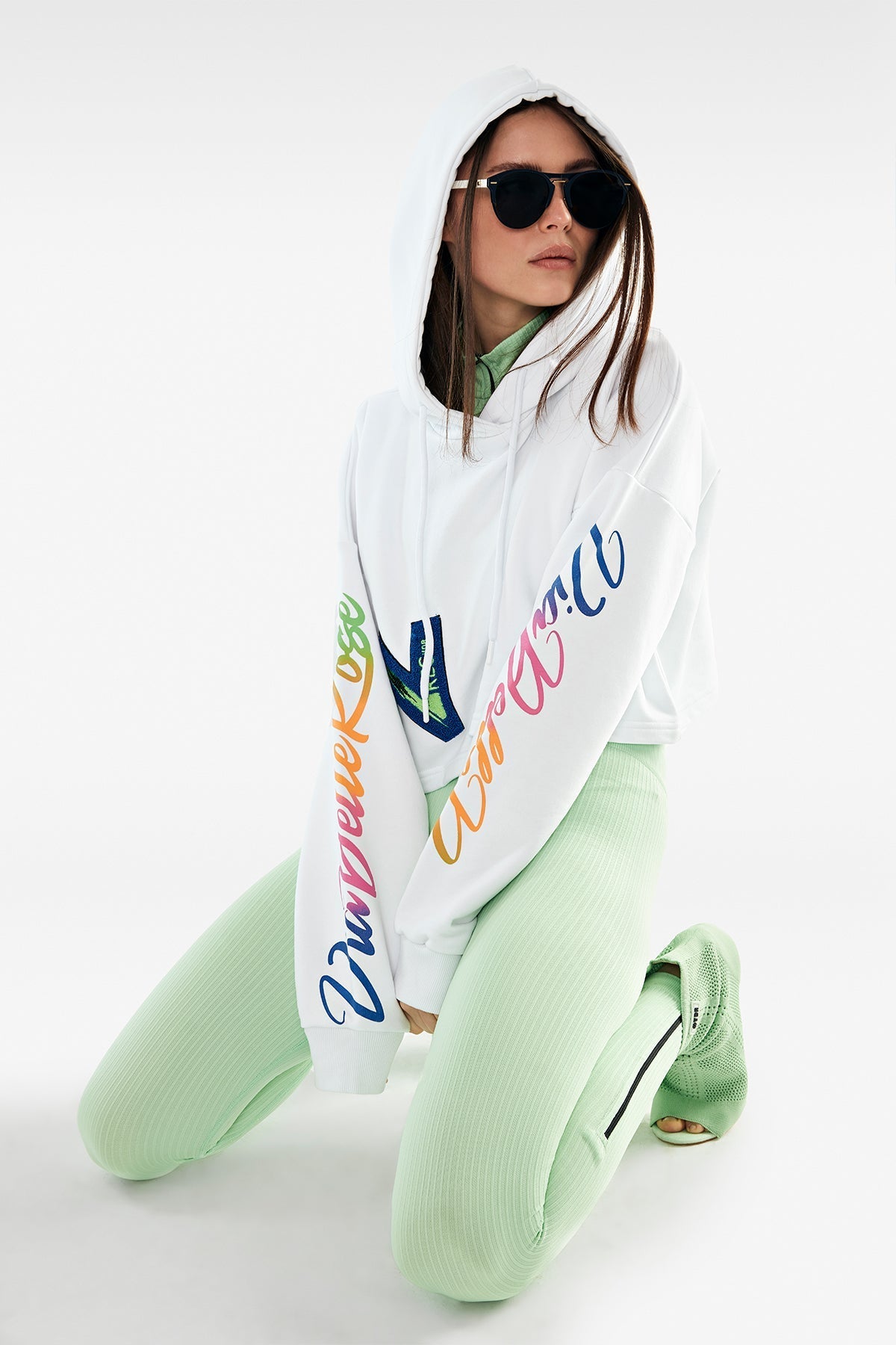 Verde Pisello Leggings 11329