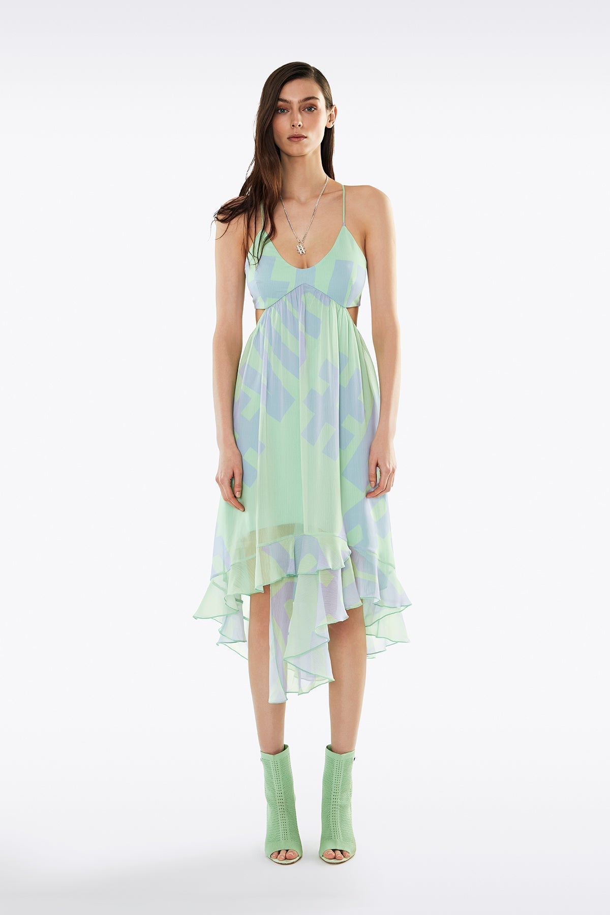 Verde Pisello Dress 11412