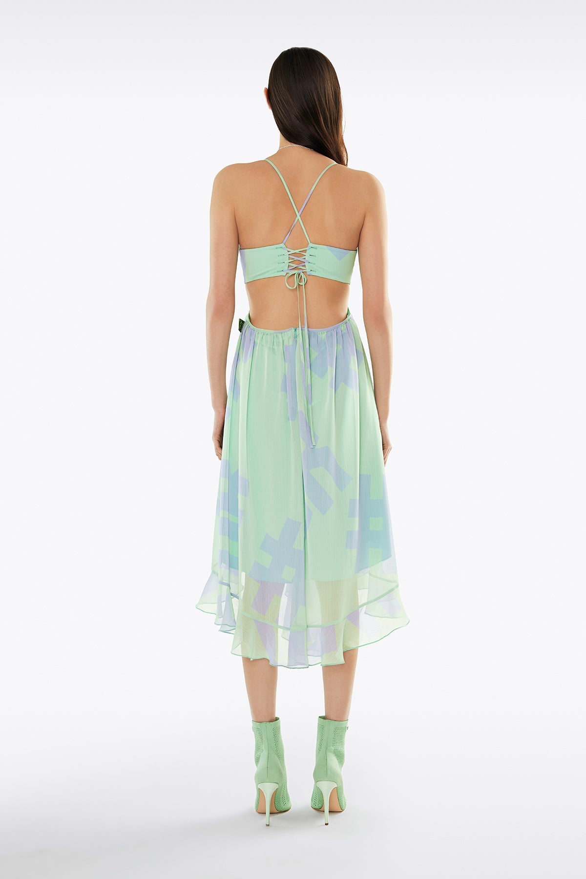 Verde Pisello Dress 11412