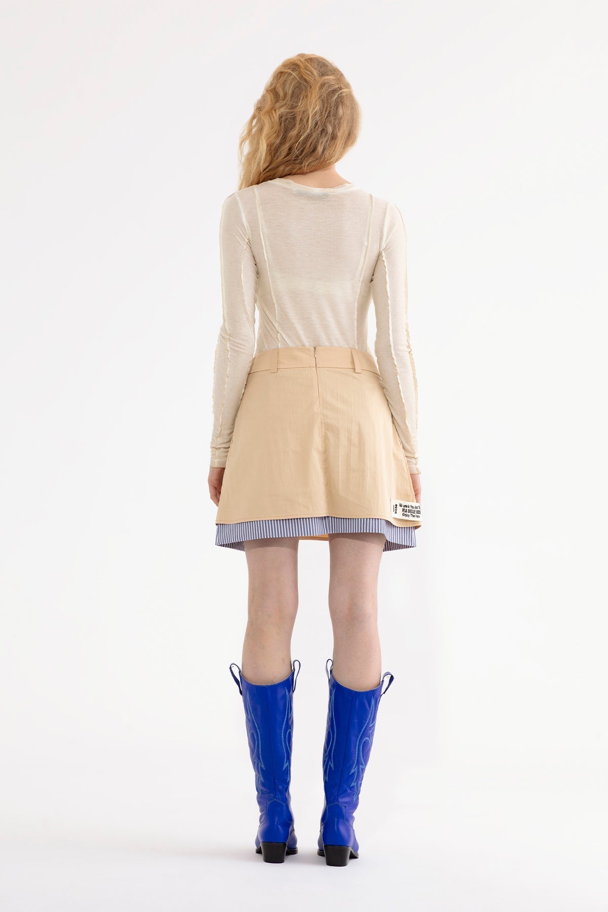 Beige Skirt 13148