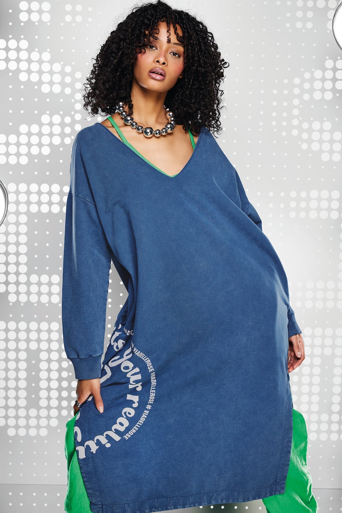 Indigo Dress 15002