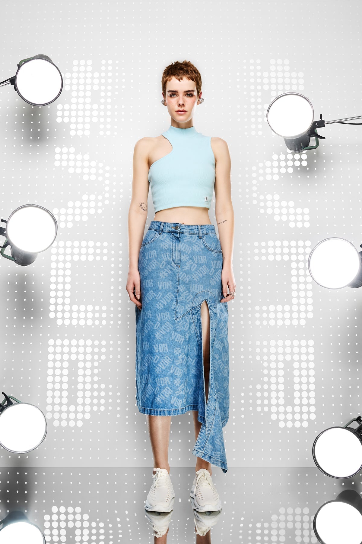 Blue Skirt 15032