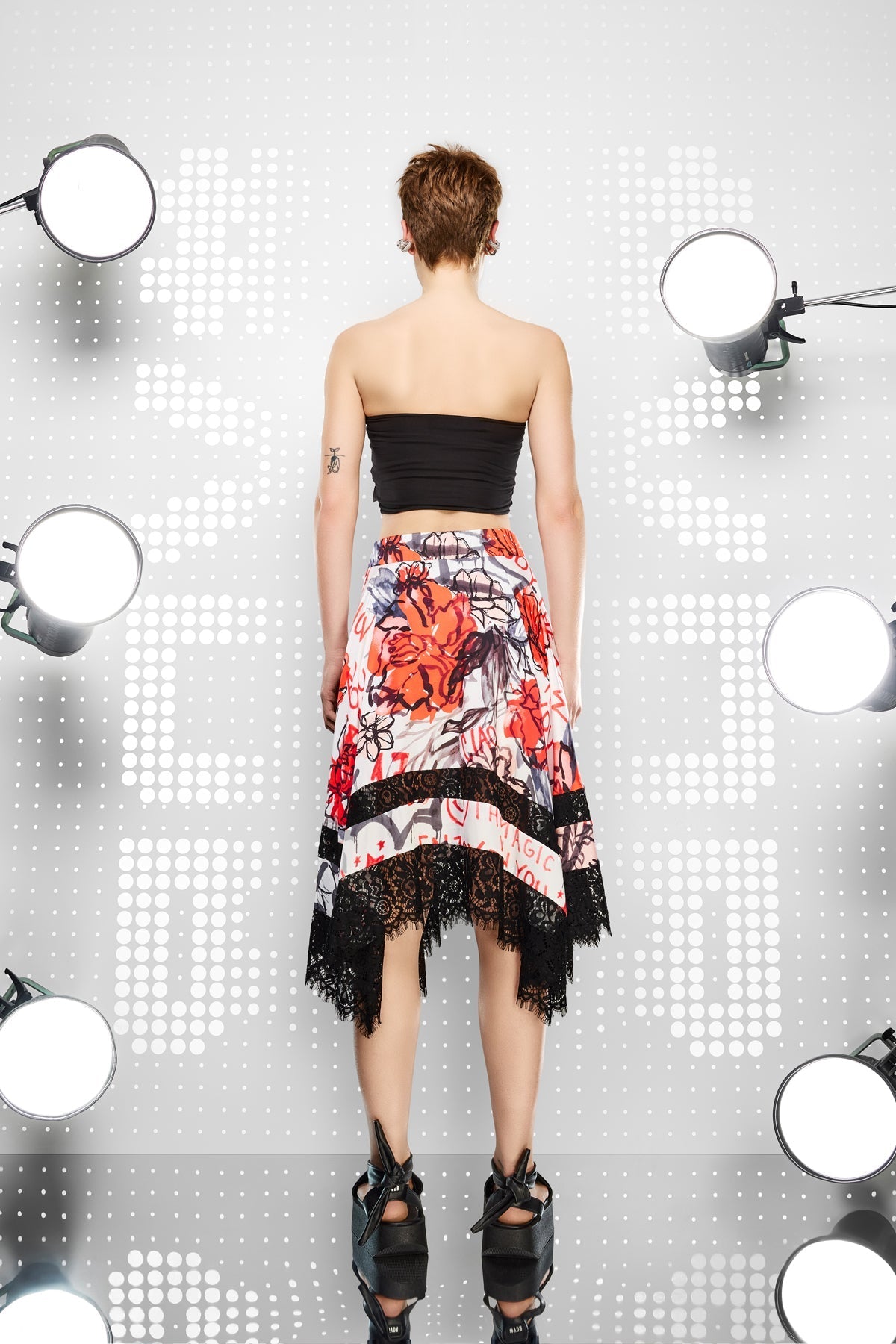 Multicolor Skirt 15473