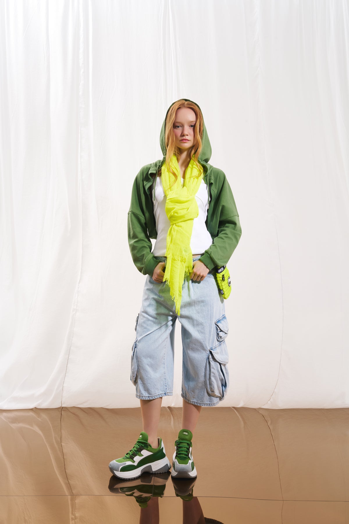 Olive Green Sweatshirt 17006