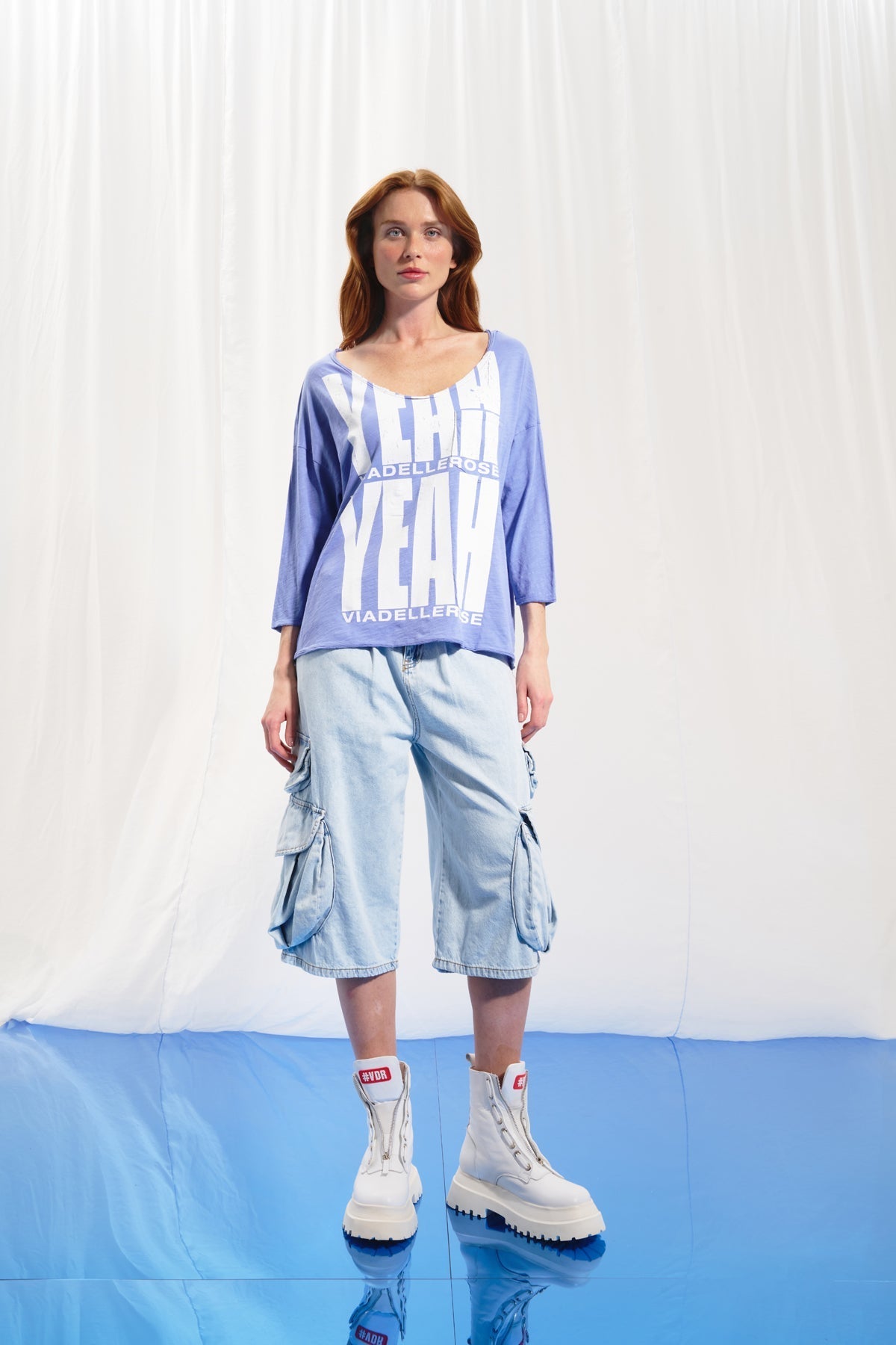 Lilac Print T-shirt 17082