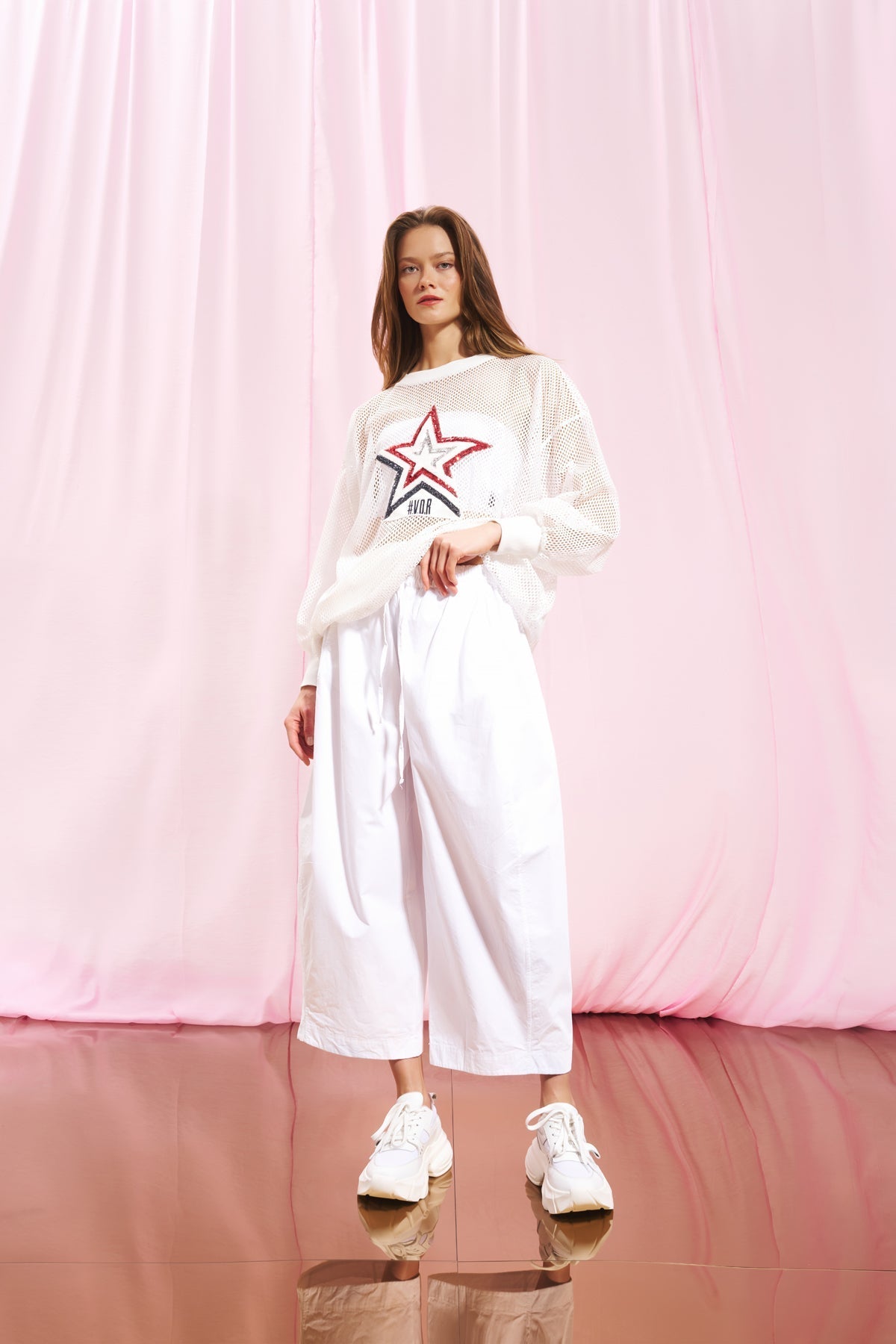 White Trousers 17107