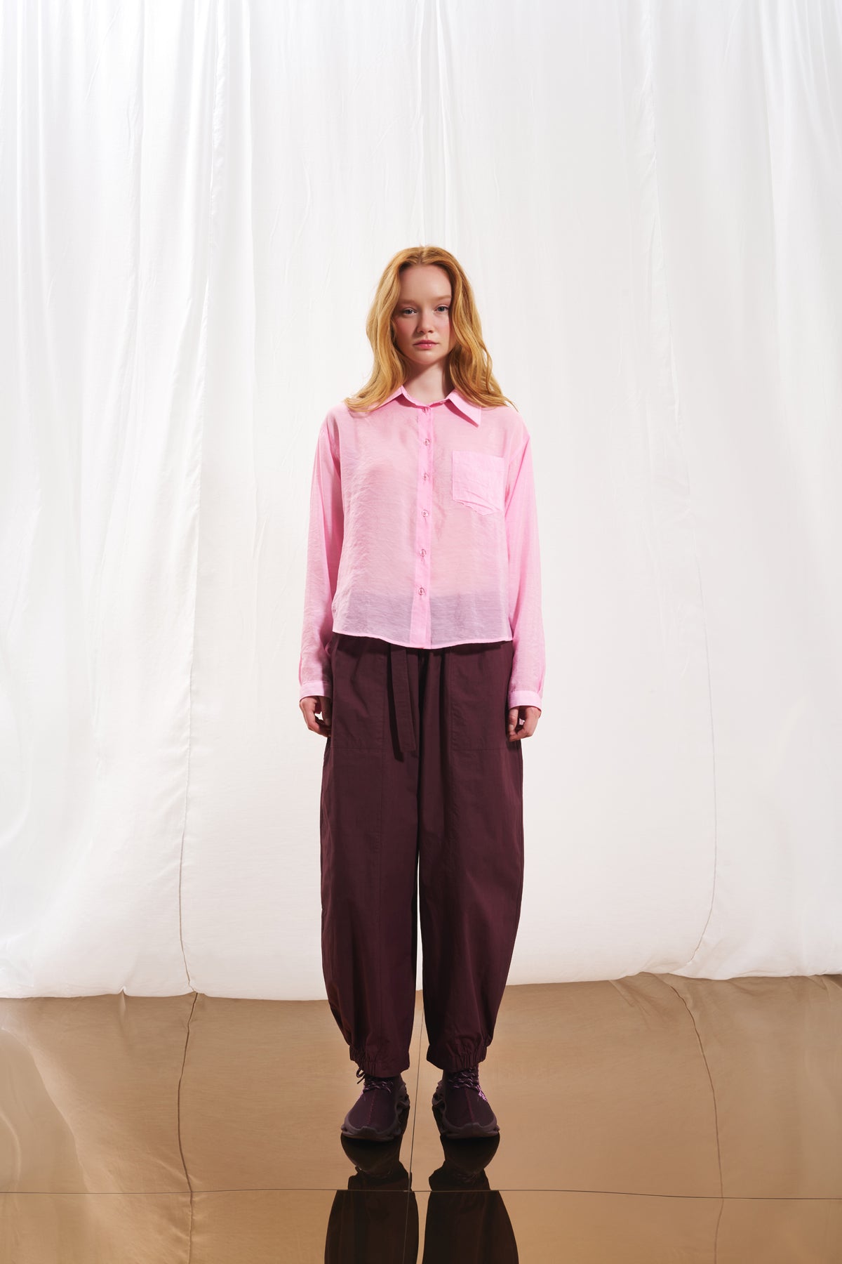 Burgundy Trousers 17108