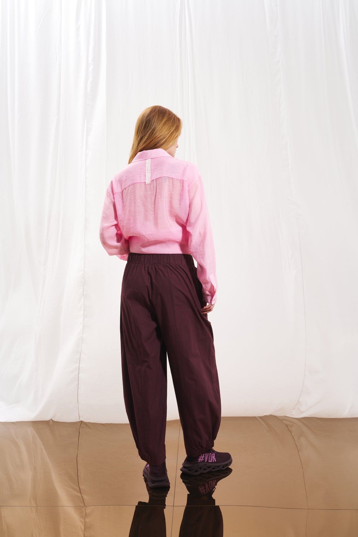 Burgundy Trousers 17108
