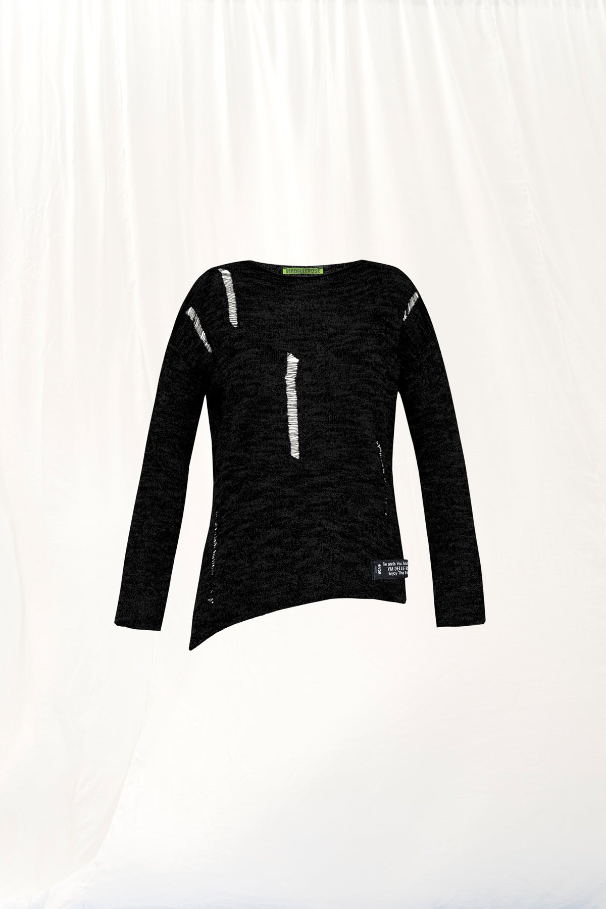 Black Knit Sweater 17165