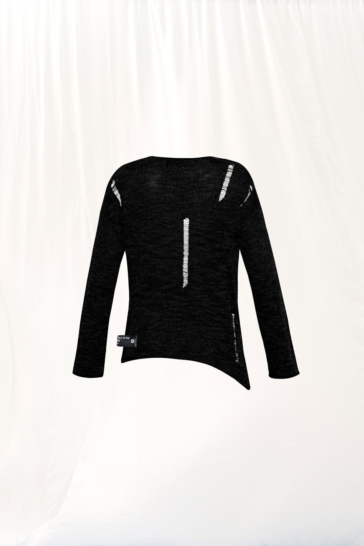 Black Knit Sweater 17165