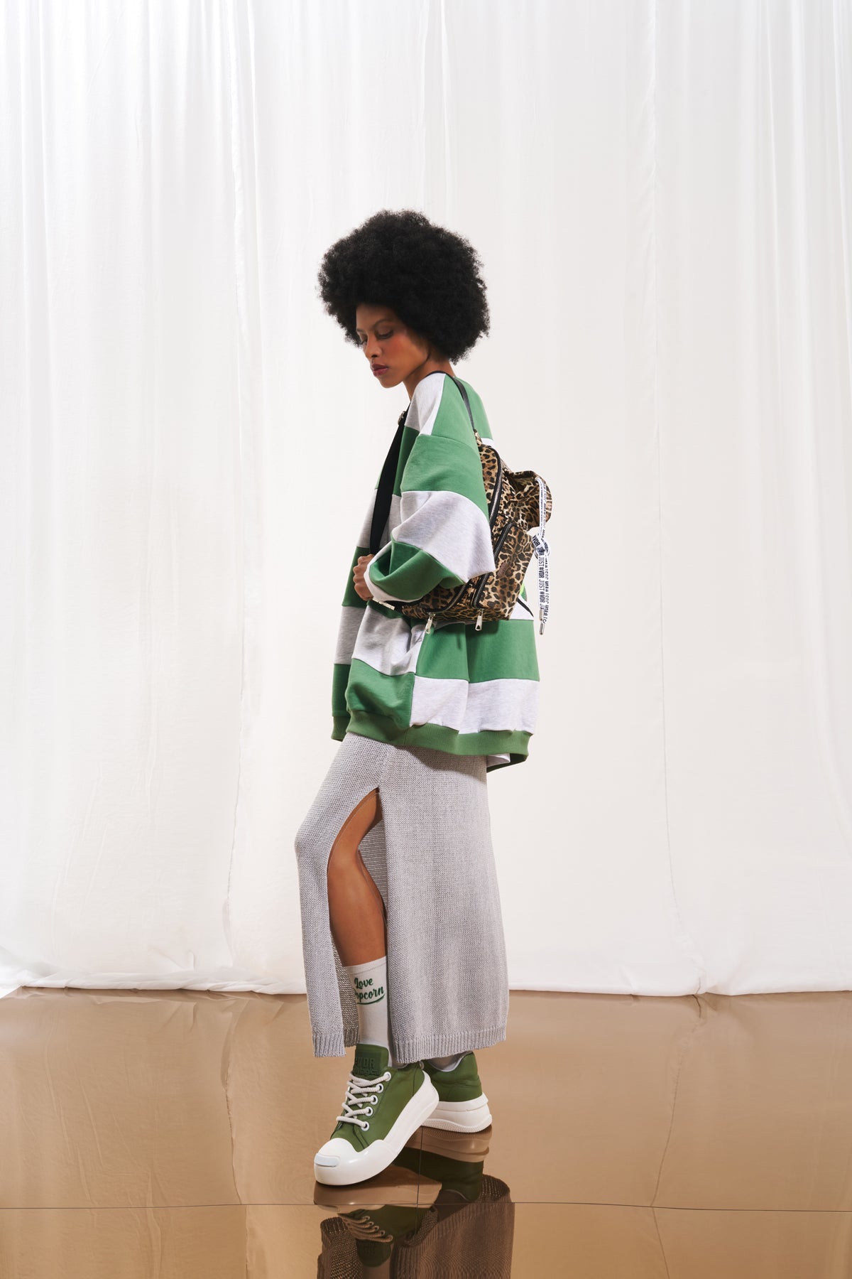Grey Skirt 17176