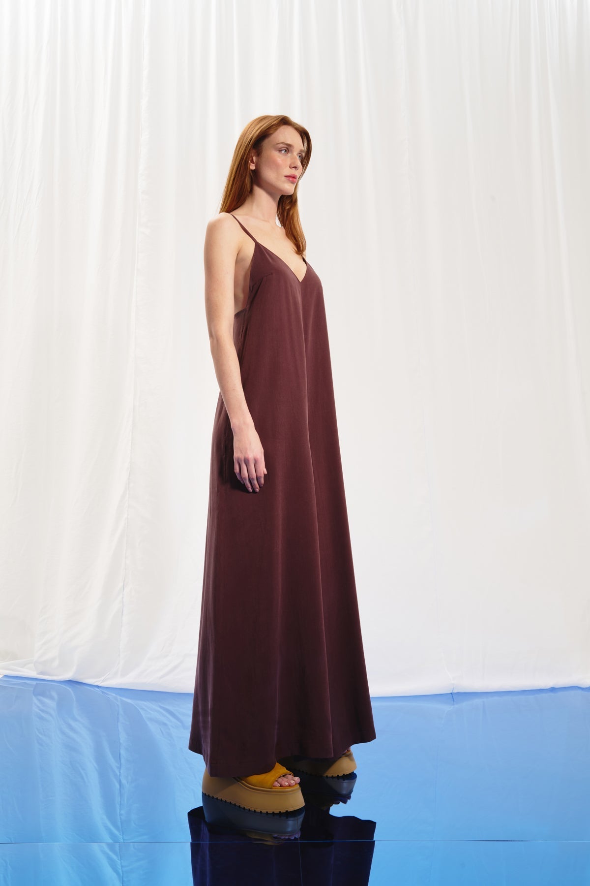 Brown Jumpsuit 17218