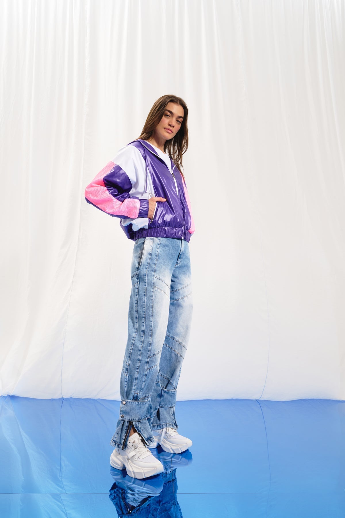 Light Blue Denim Trousers 17225