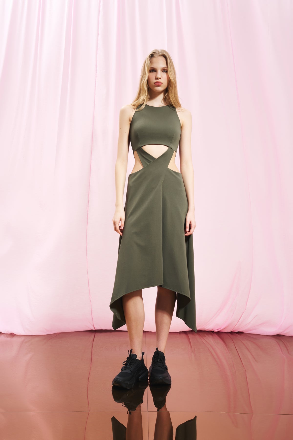Khaki Dress 17276