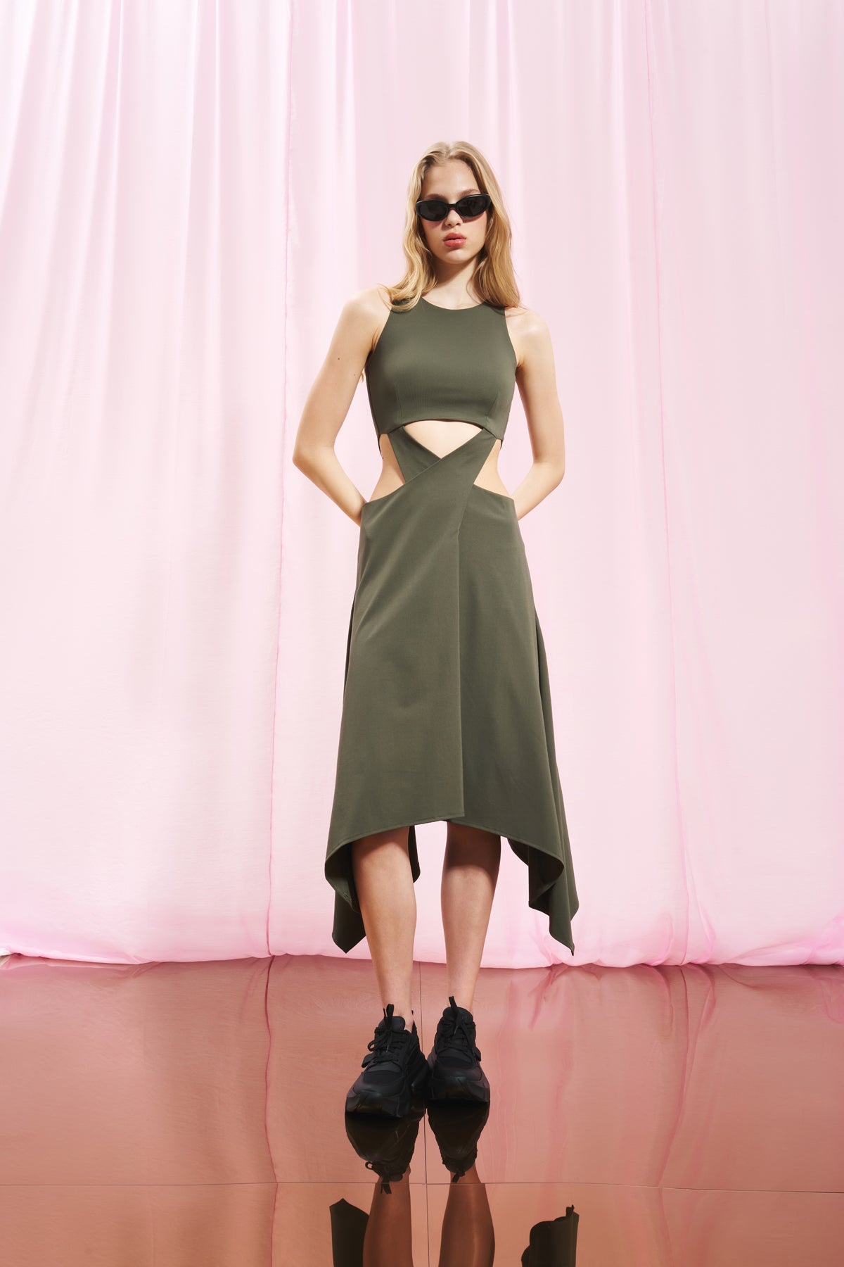 Khaki Dress 17276