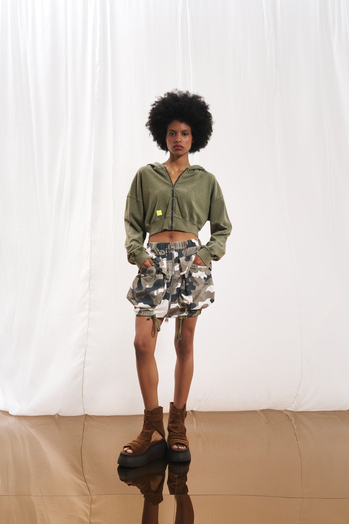 Olive Green Sweatshirt 17322
