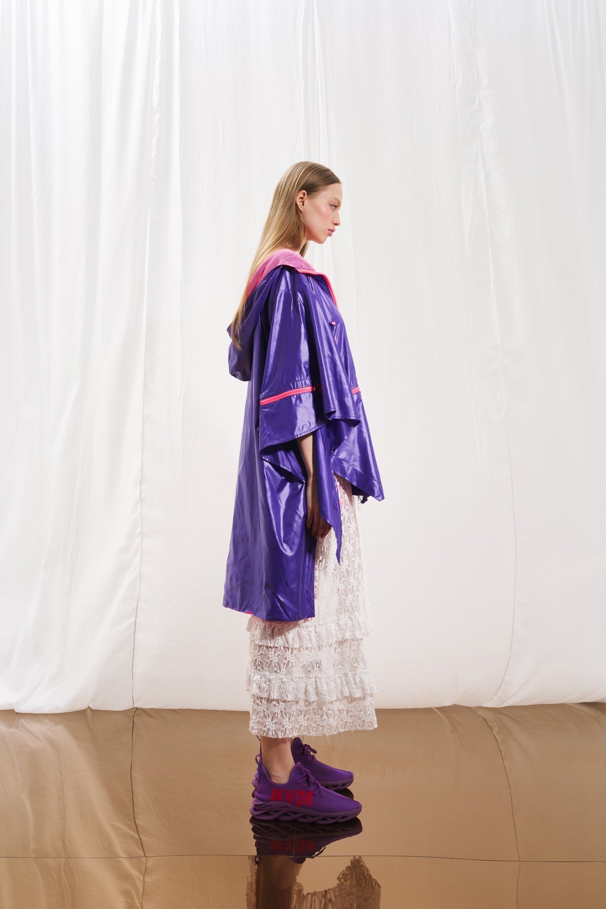 Purple Trench Coat 17327