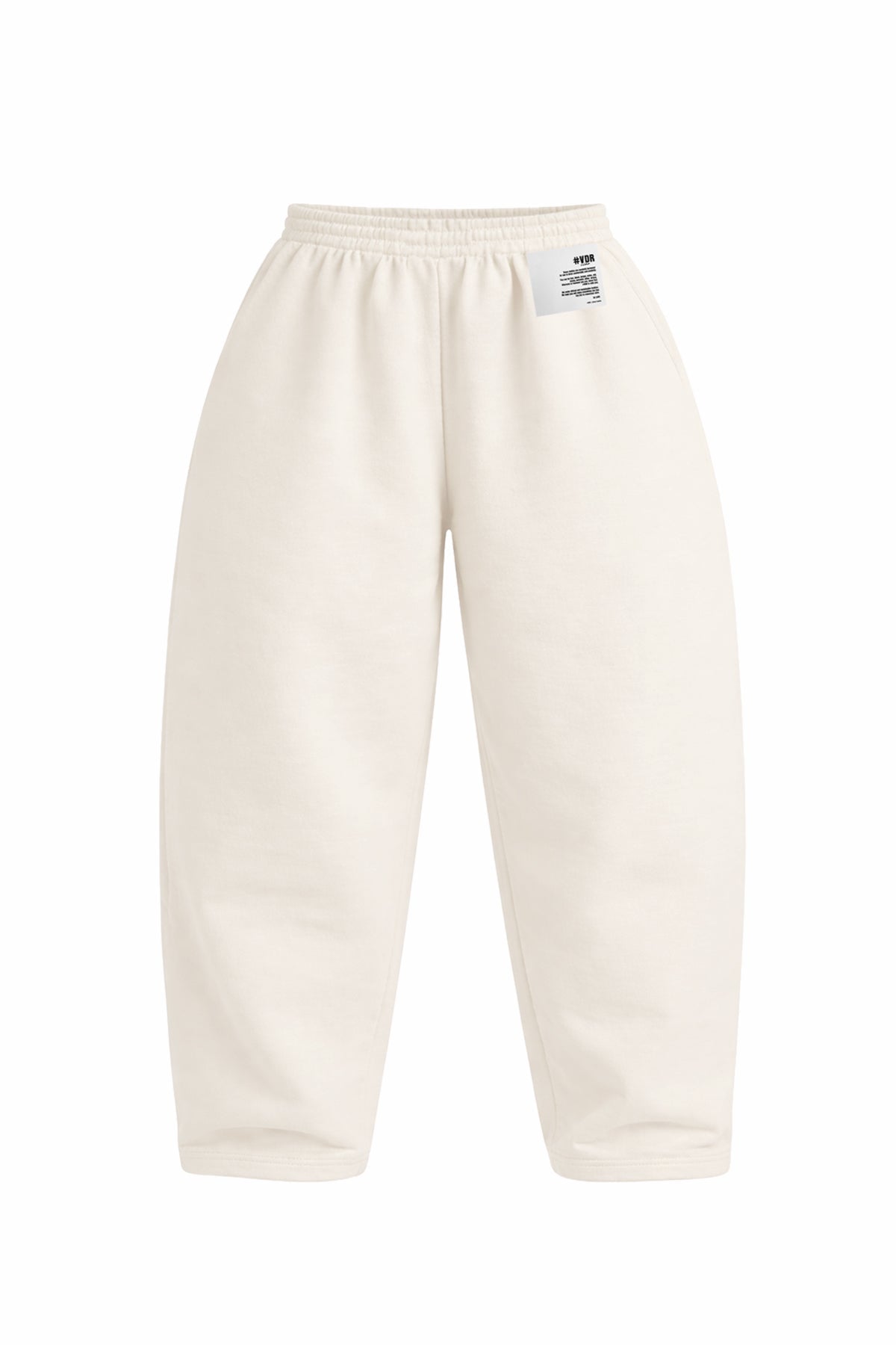 Off White Pleated Detail Baggy Trousers 19041
