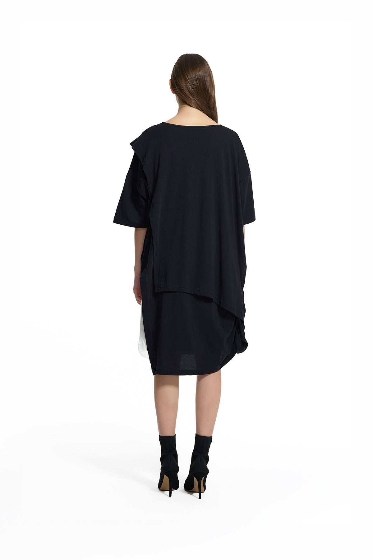 Black High-low Oversize Tunic 19175