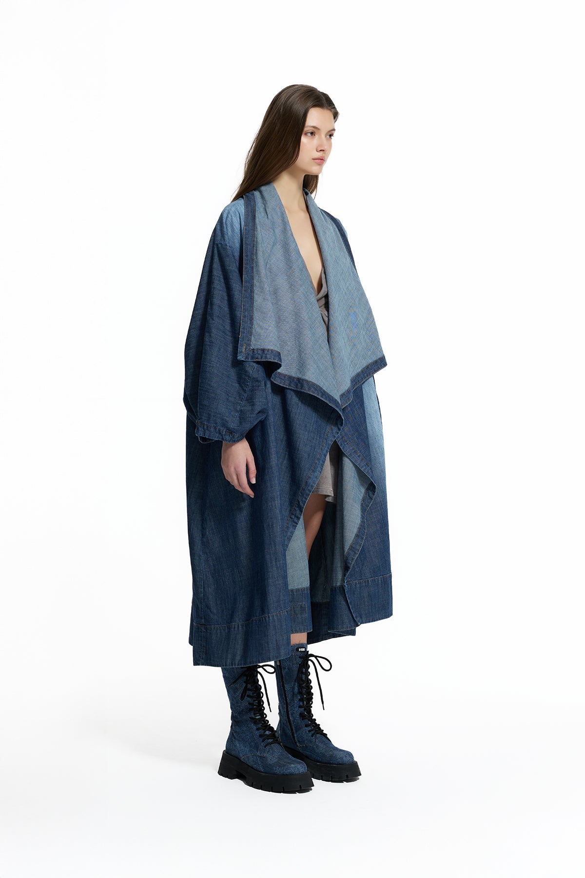 Dark Blue Trench Coat 19204