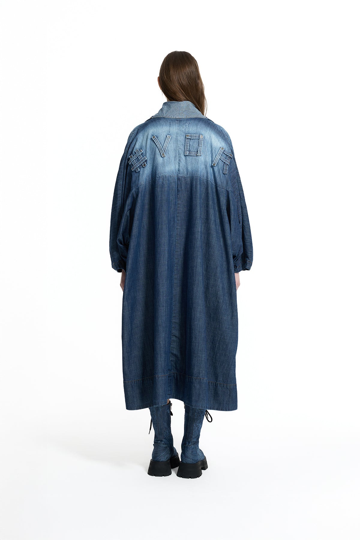 Dark Blue Trench Coat 19204
