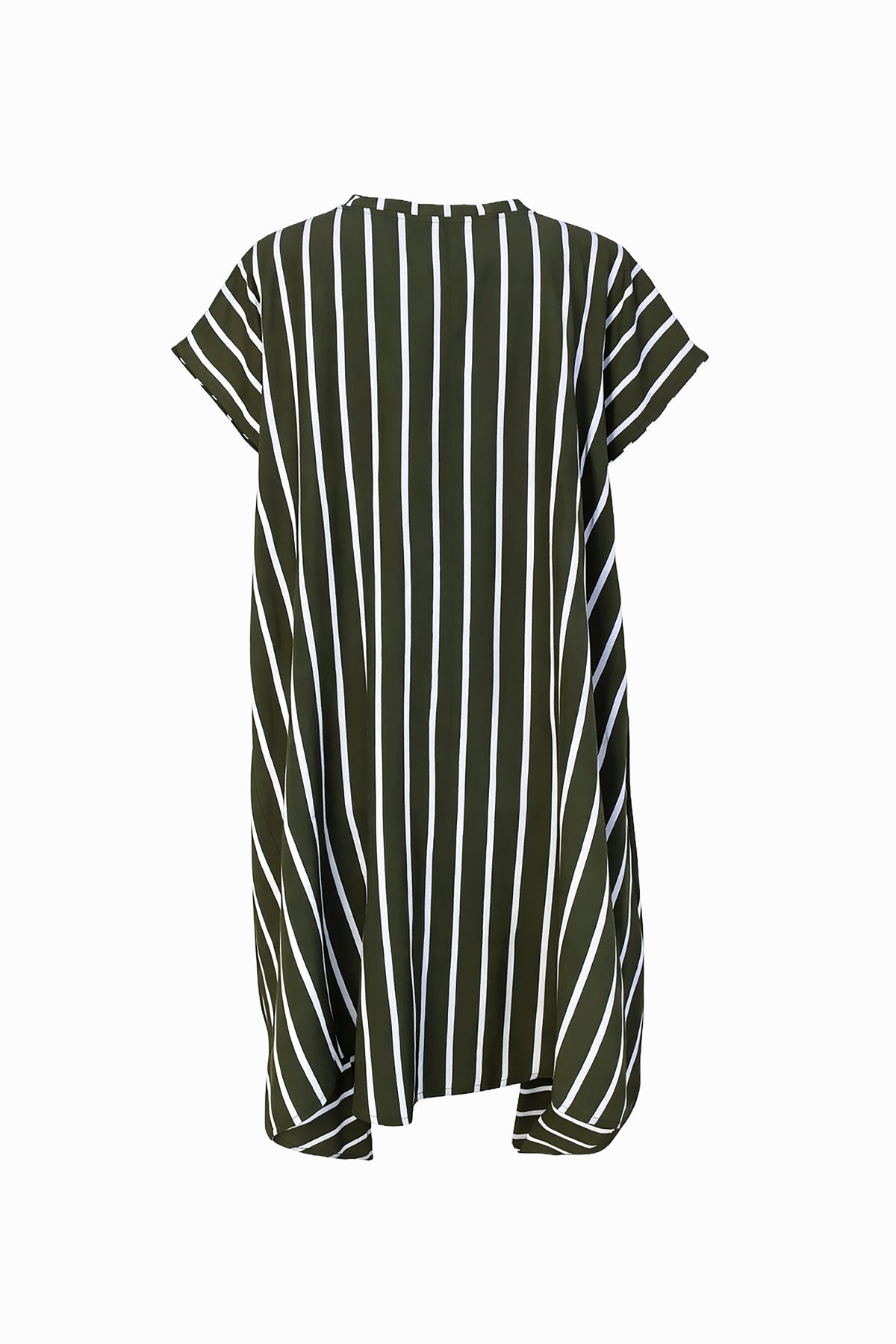 Khaki White Dress 19221