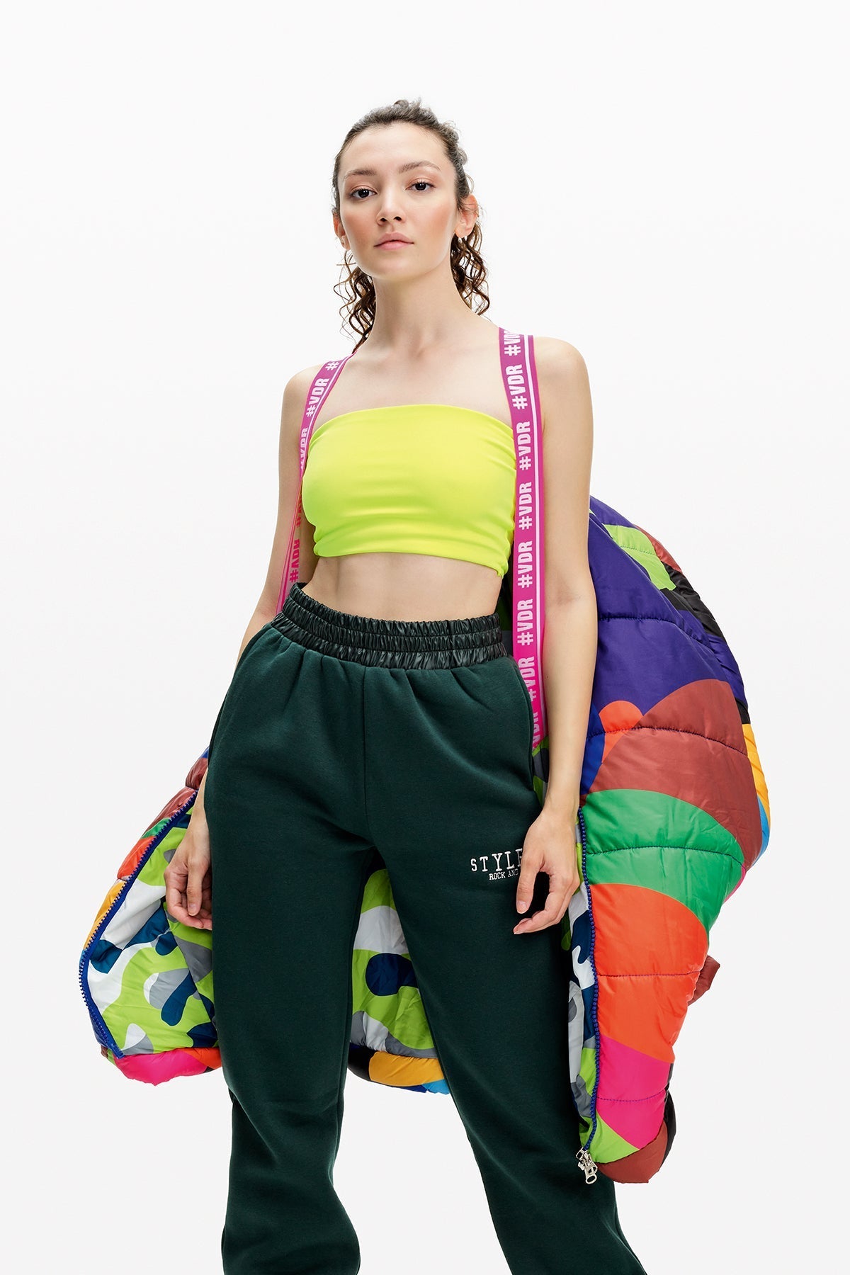 Multicolor Blouson 10064