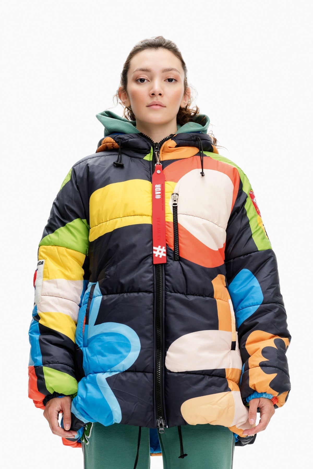 Multicolor Blouson 10065