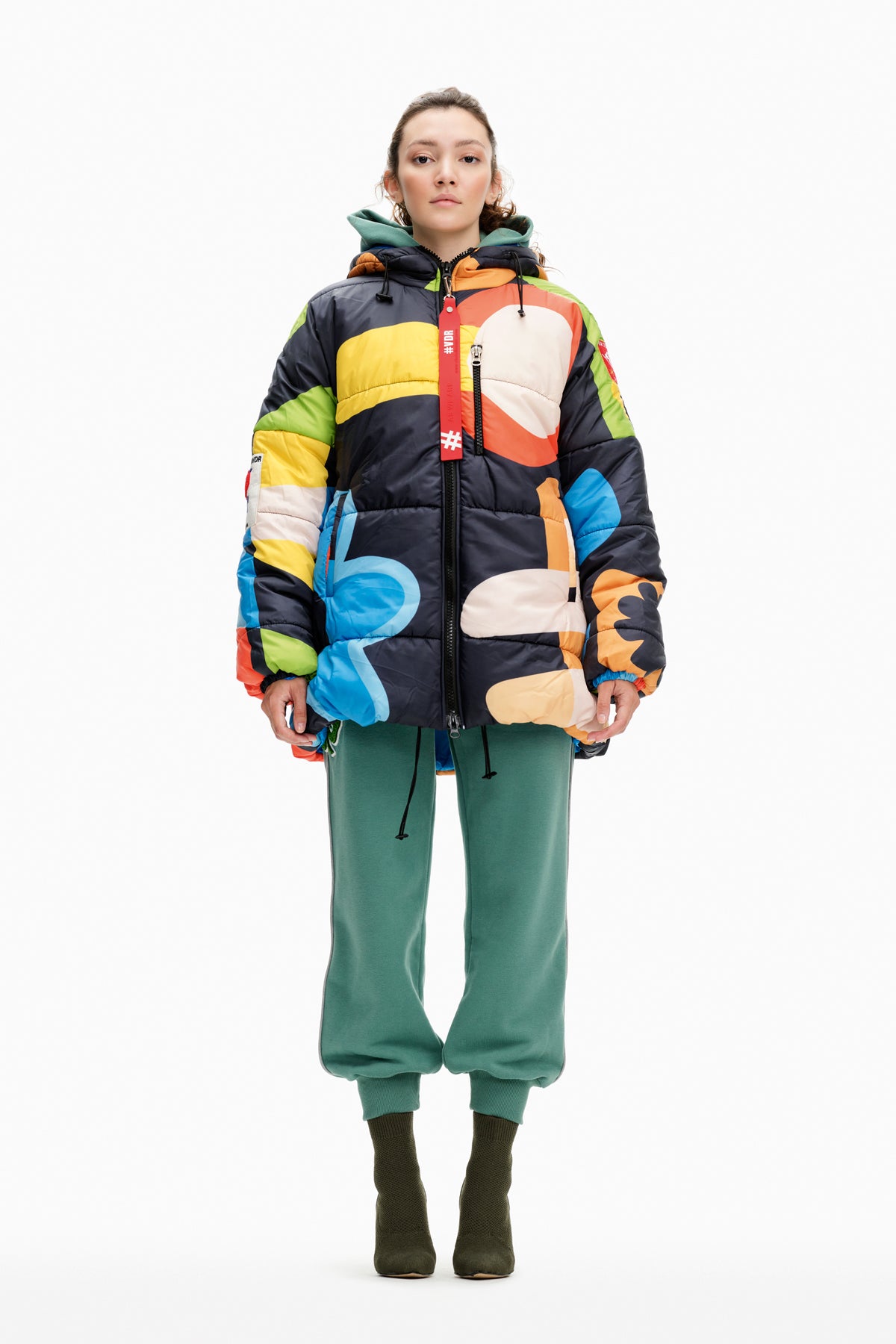 Multicolor Blouson 10065