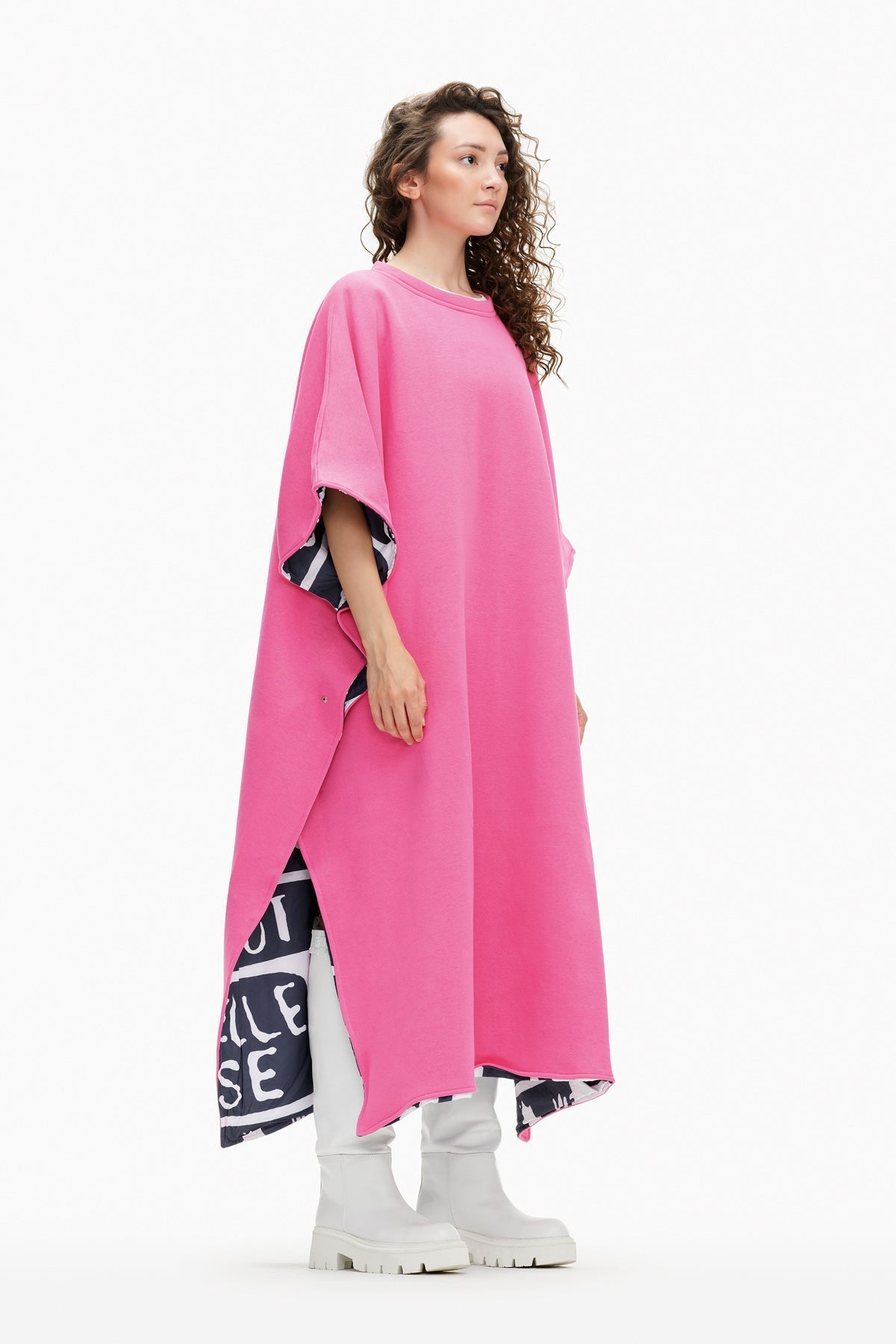 Pink Poncho 10087