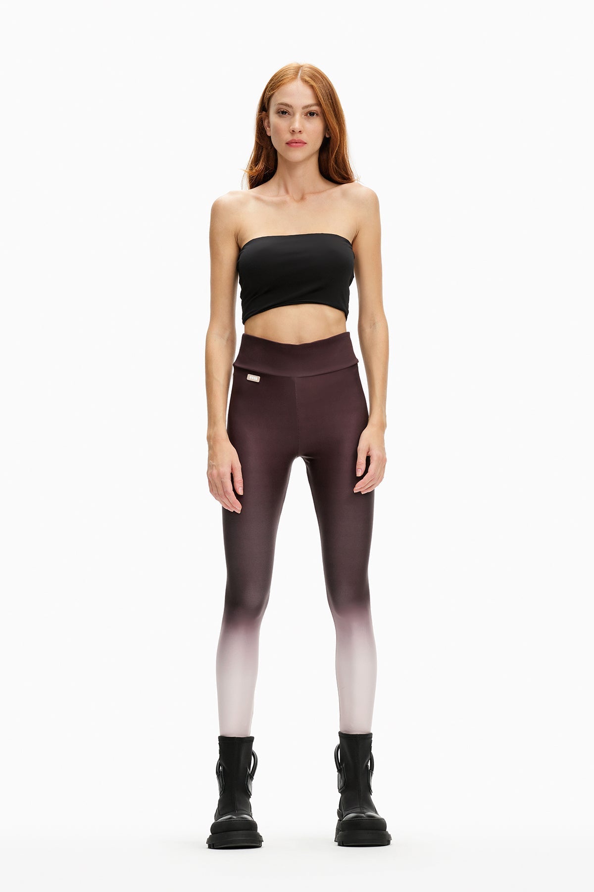 Marrone Beige Leggings 10395