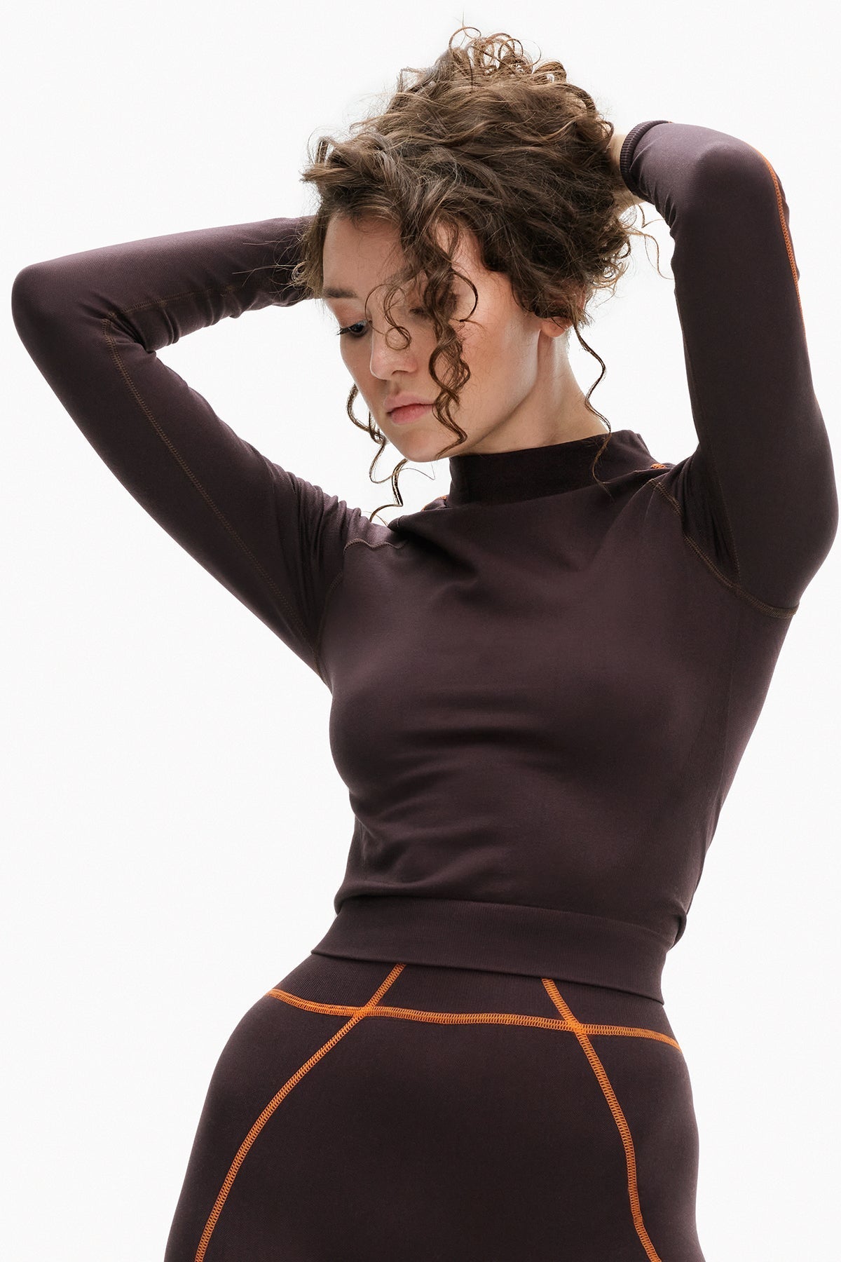 Marrone Crop Top 10404