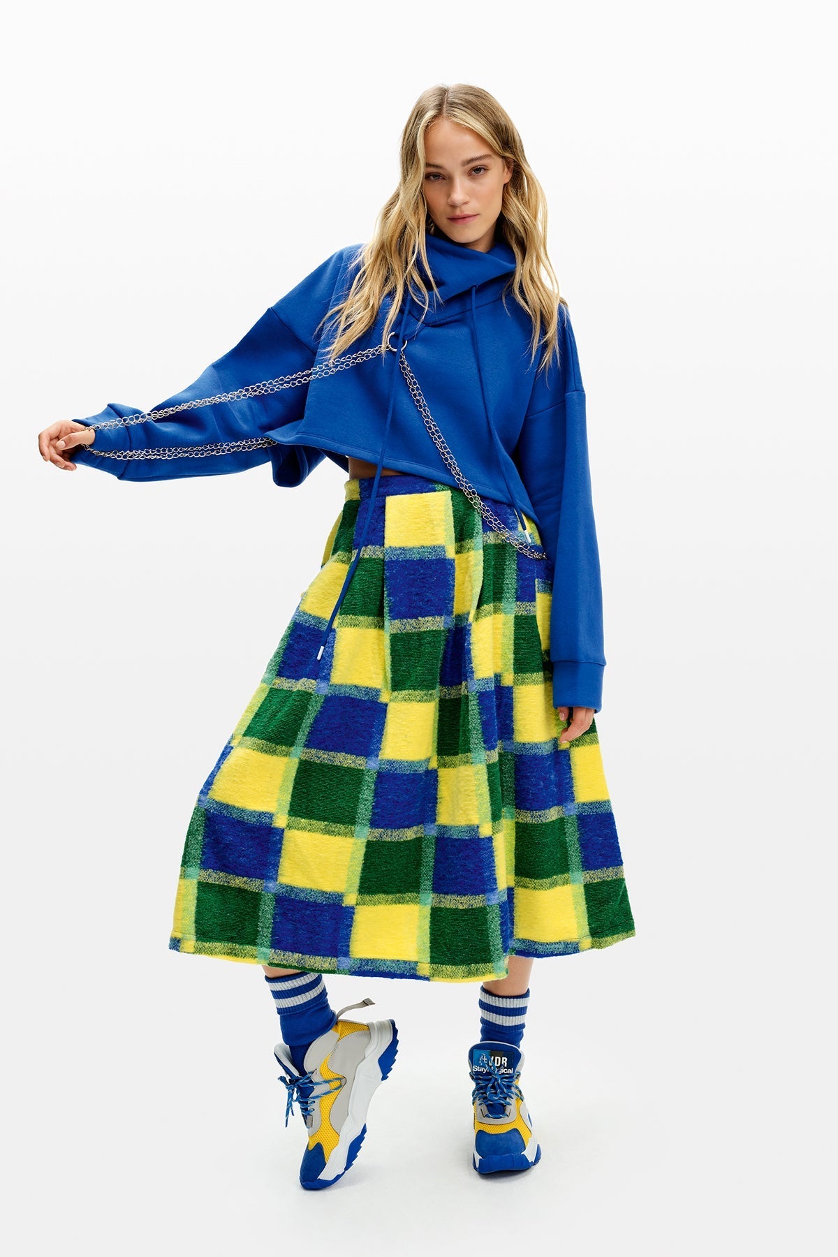 Multicolor Skirt 10451